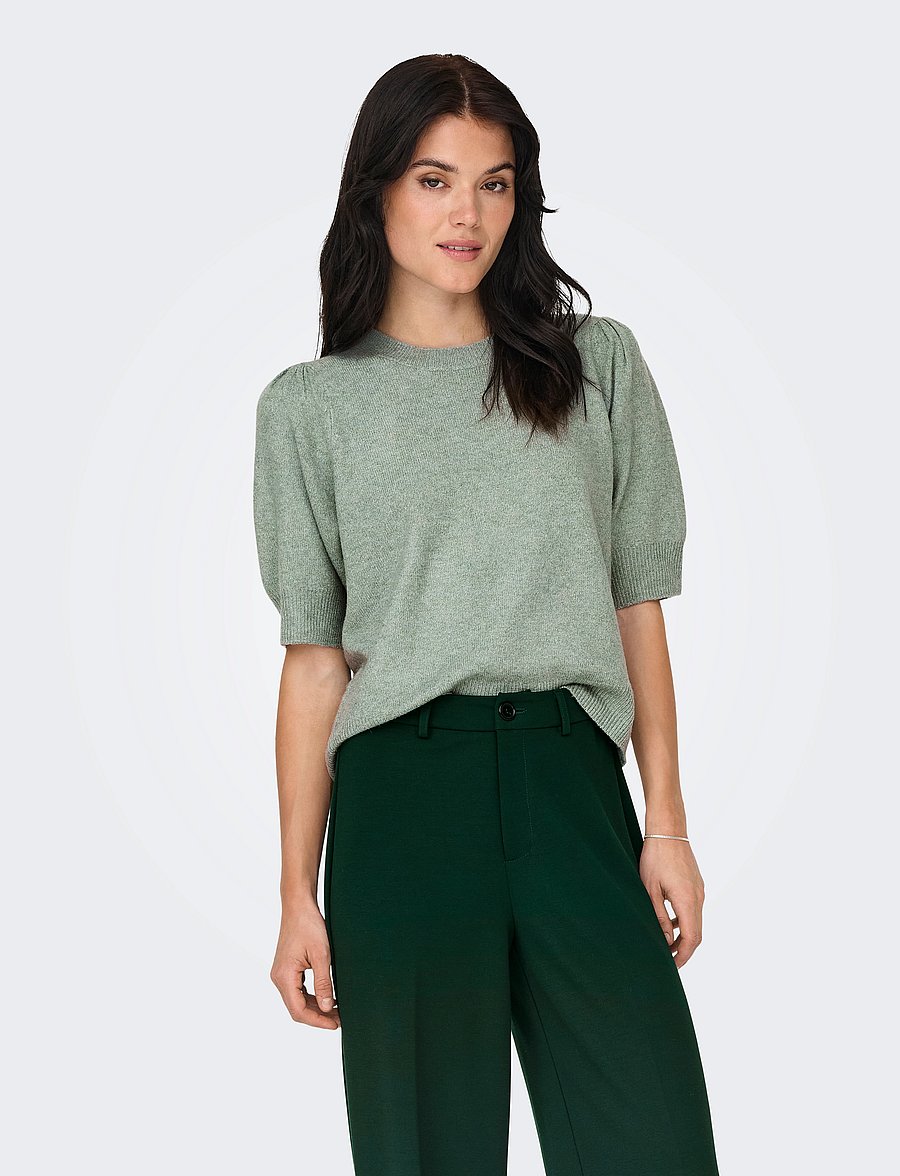 ONLY - ONLRICA LIFE 2/4 PULLOVER KNT NOOS - kampsunid - chinois green - 0