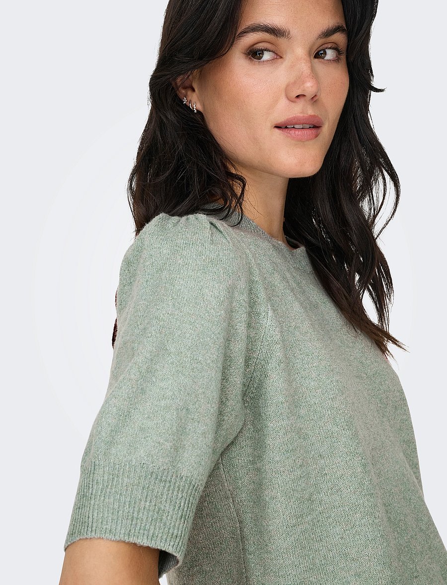 ONLY - ONLRICA LIFE 2/4 PULLOVER KNT NOOS - kampsunid - chinois green - 4