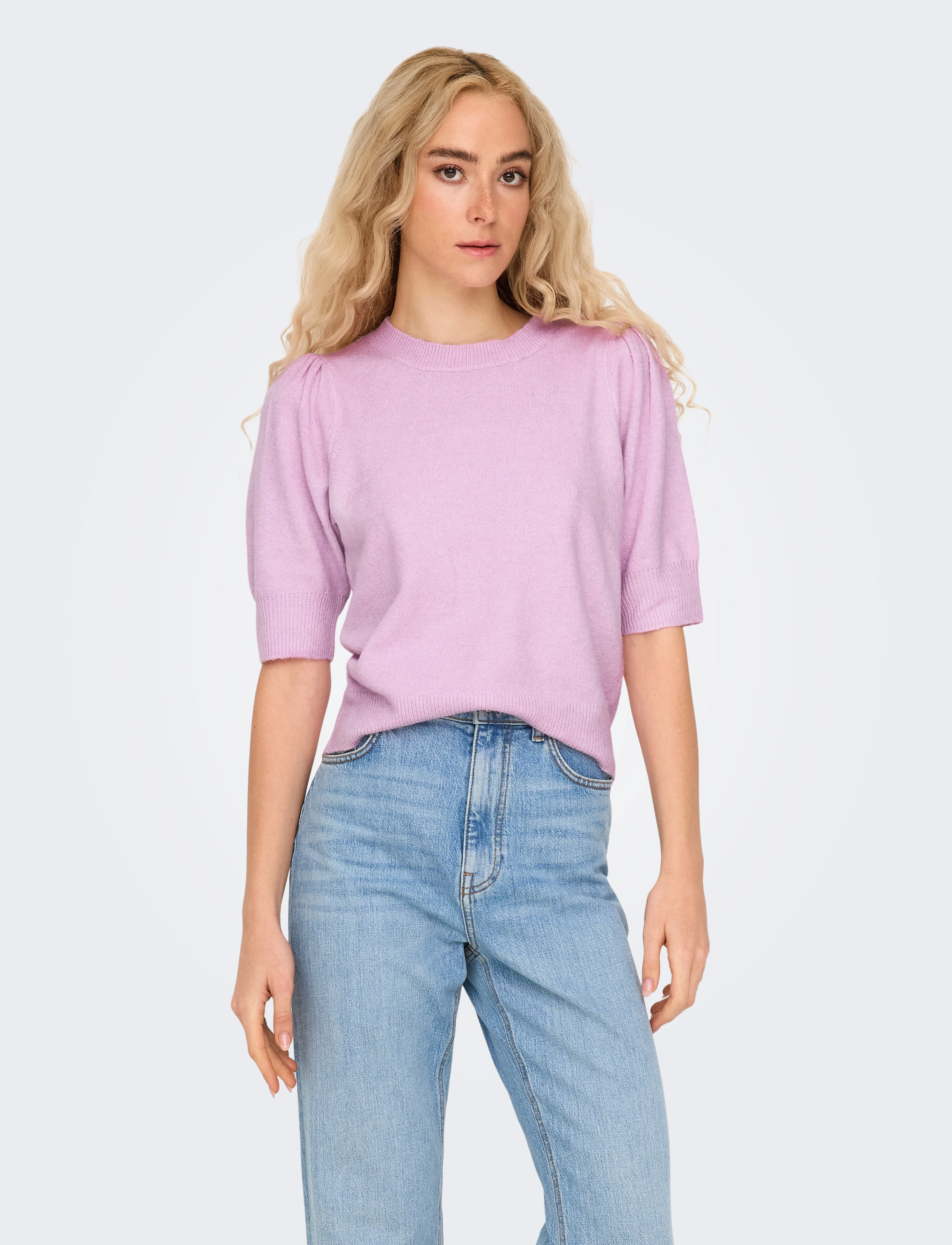 ONLY Onlrica Life 2/4 Pullover Knt Noos, XS, Purple, Strik > Trøjer, Dame