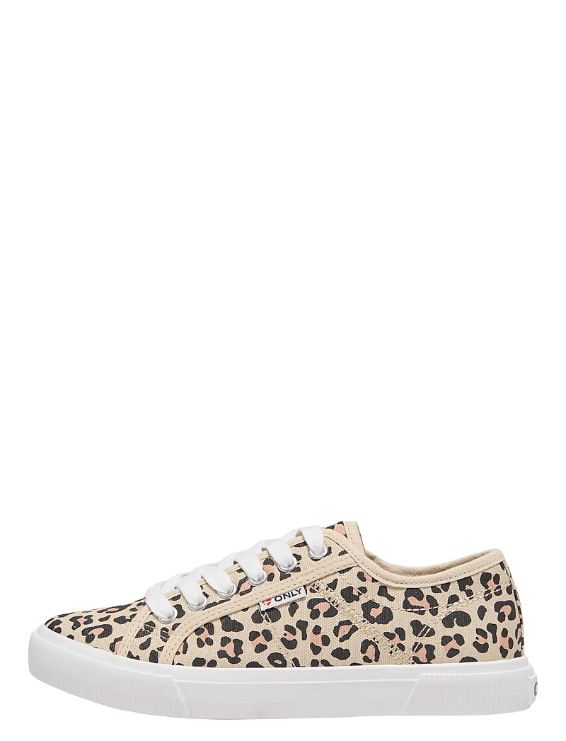 ONLY - ONLNICOLA CANVAS SNEAKER PRINT NOOS - niedrige sneakers - creme - 0