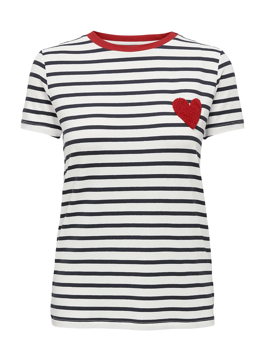 ONLY - ONLHEART LIFE S/S TEE JRS NOOS - t-shirts - cloud dancer - 1