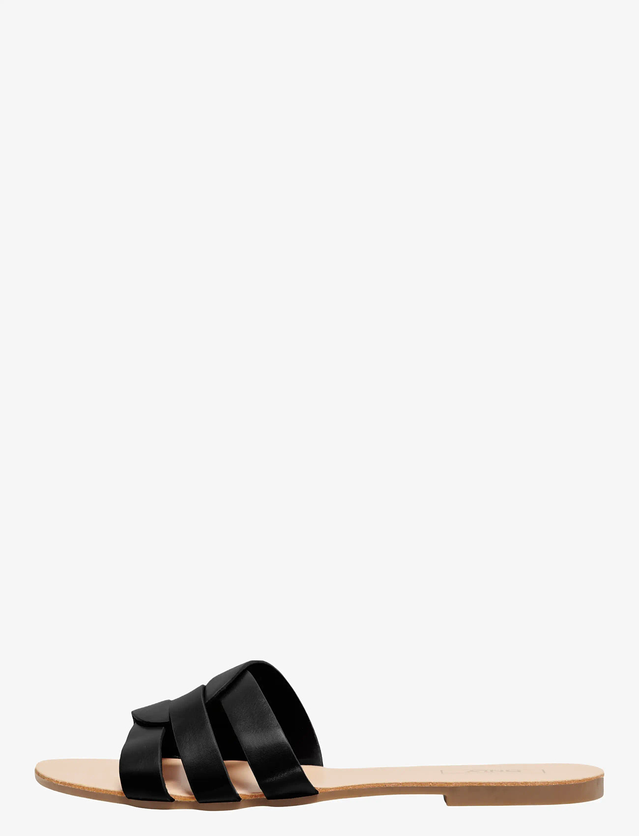 ONLY - ONLFELI-4 PU SLIP ON SANDAL NOOS - flade sandaler - black - 1