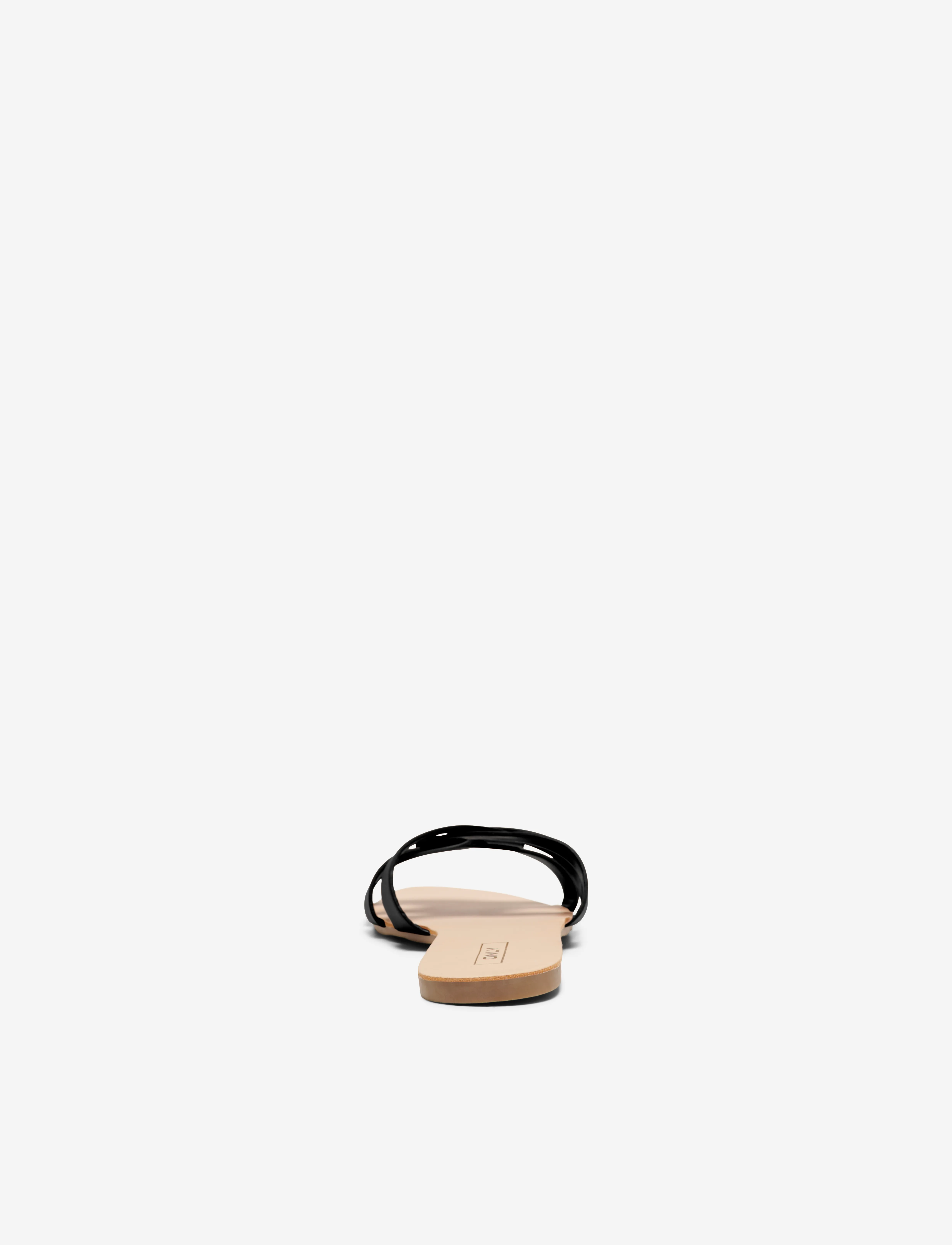 ONLY - ONLFELI-4 PU SLIP ON SANDAL - flade sandaler - black - 2