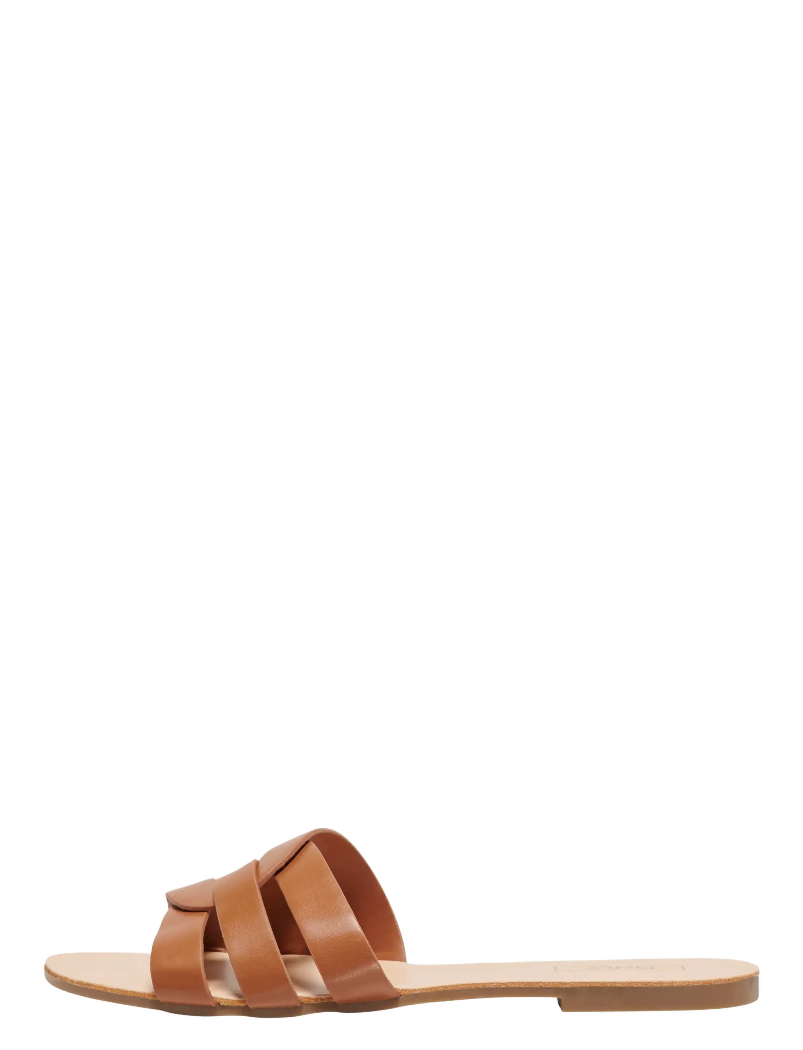 ONLY Onlfeli-4 Pu Slip On Sandale Braun - 38 - Damen