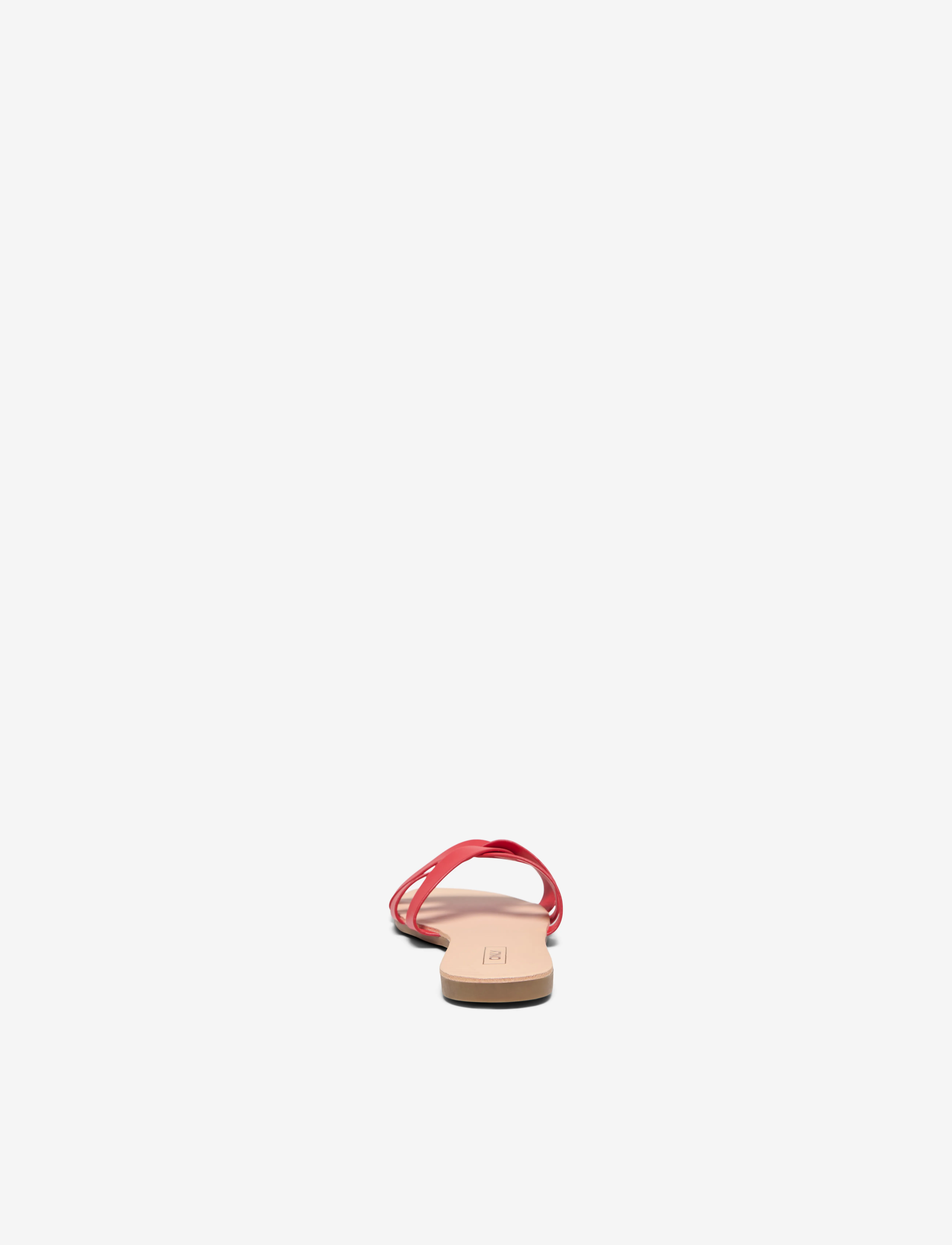 ONLY - ONLFELI-4 PU SLIP ON SANDAL - flade sandaler - high risk red - 2
