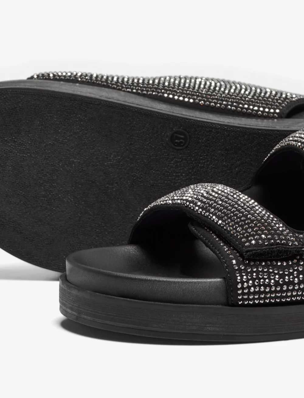 ONLY - ONLMINNIE-13 BLING SANDAL - flache sandalen - black - 3