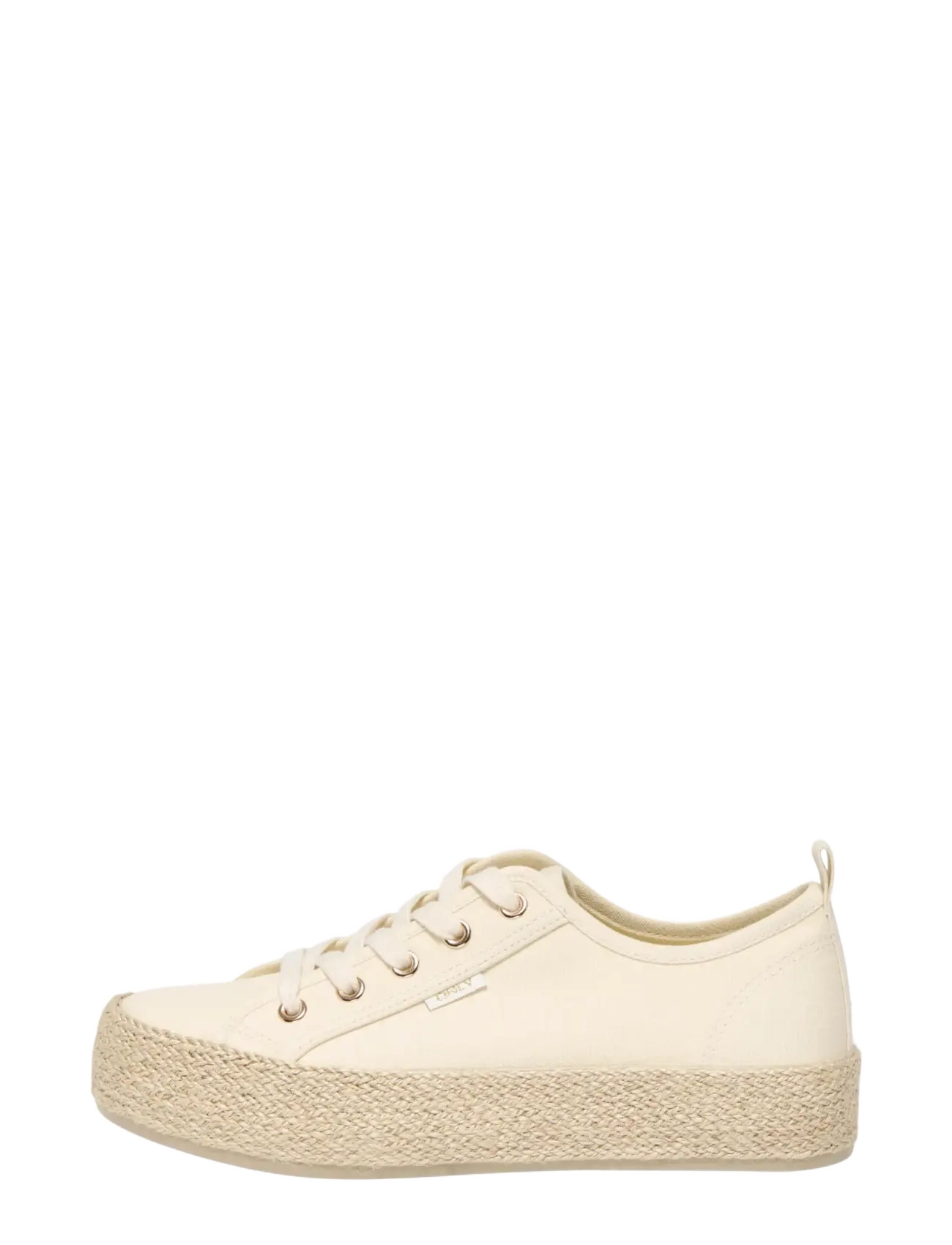 ONLY ONLIDA-1 LACE UP ESPADRILLE SNEAKER NOOS - ONLY - CREME / cream