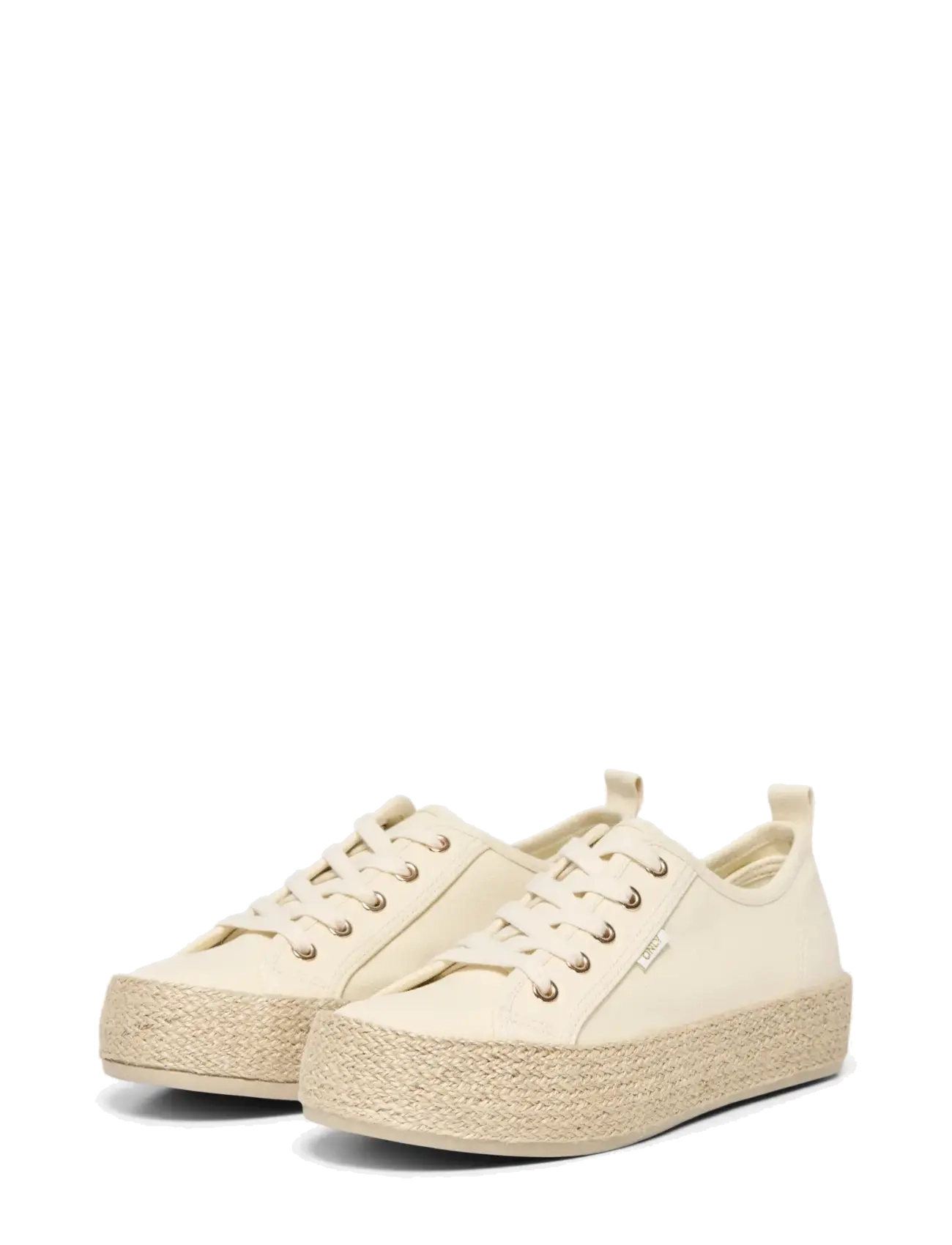 ONLY - ONLIDA-1 LACE UP ESPADRILLE SNEAKER NOOS - konfirmatsioon - creme - 1