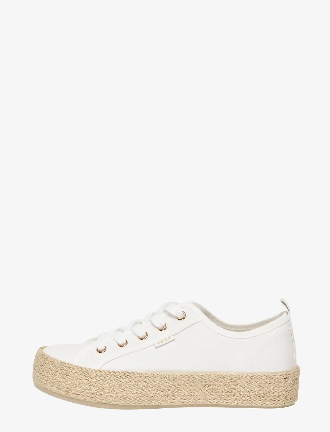 ONLY - ONLIDA-1 LACE UP ESPADRILLE SNEAKER NOOS - konfirmationstøj - white - 0