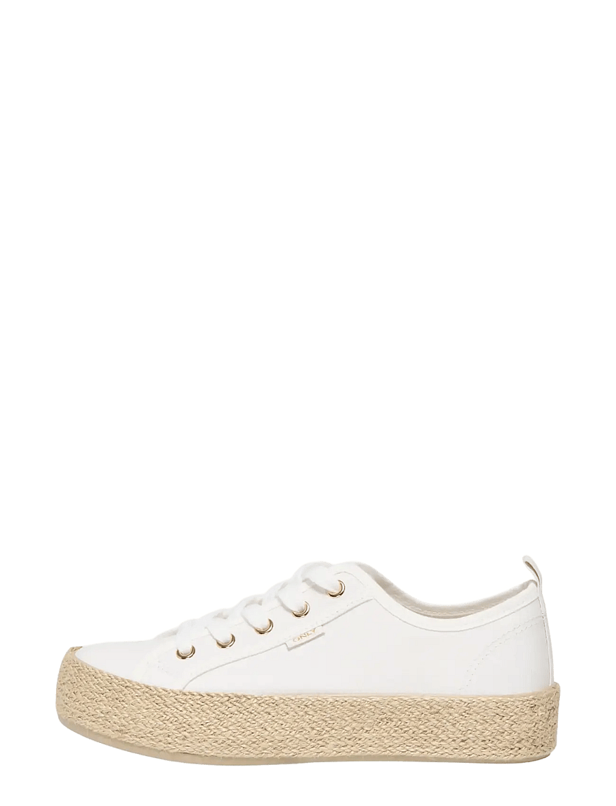 ONLY - ONLIDA-1 LACE UP ESPADRILLE SNEAKER NOOS - konfirmation - white - 0