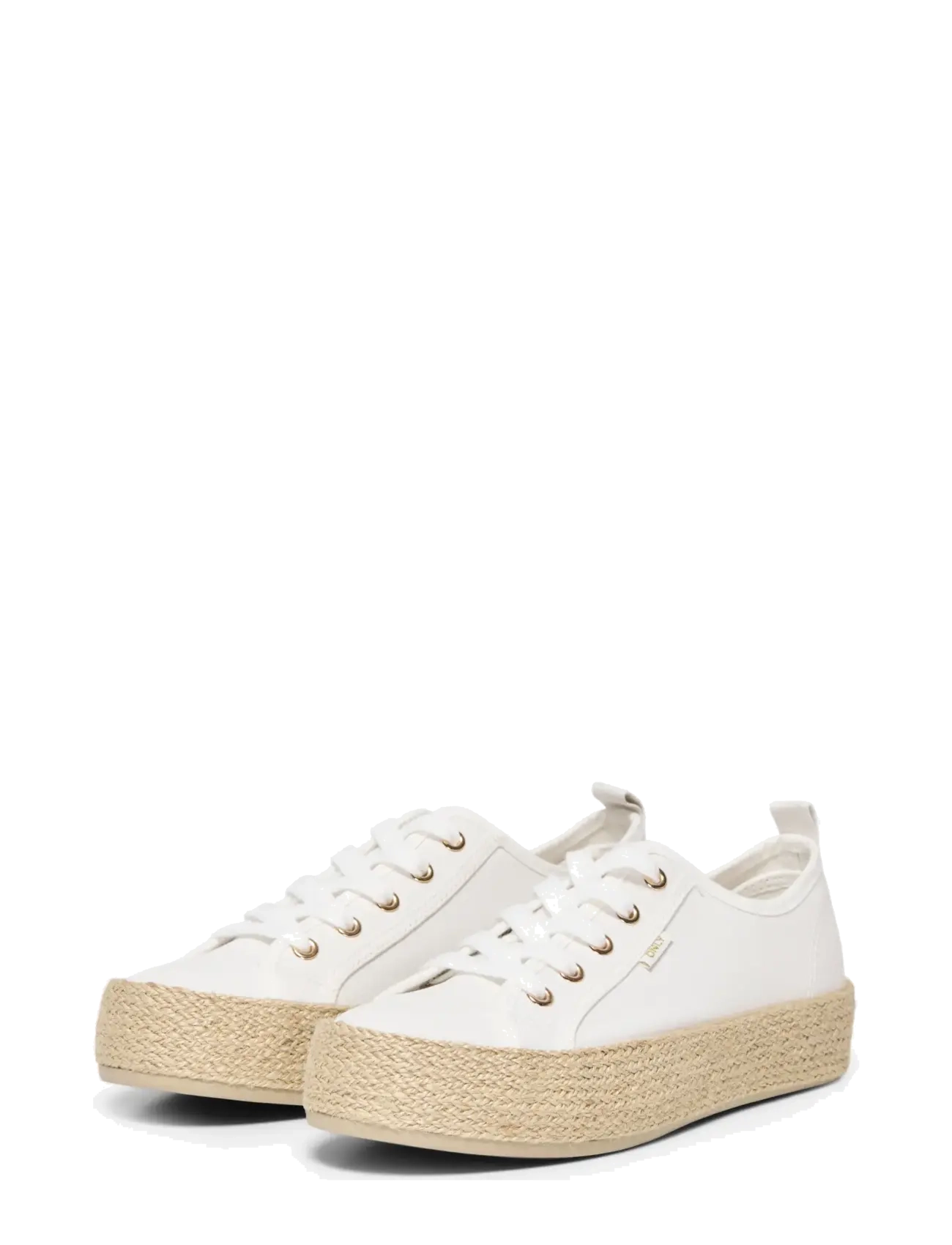 ONLY - ONLIDA-1 LACE UP ESPADRILLE SNEAKER NOOS - konfirmatsioon - white - 2