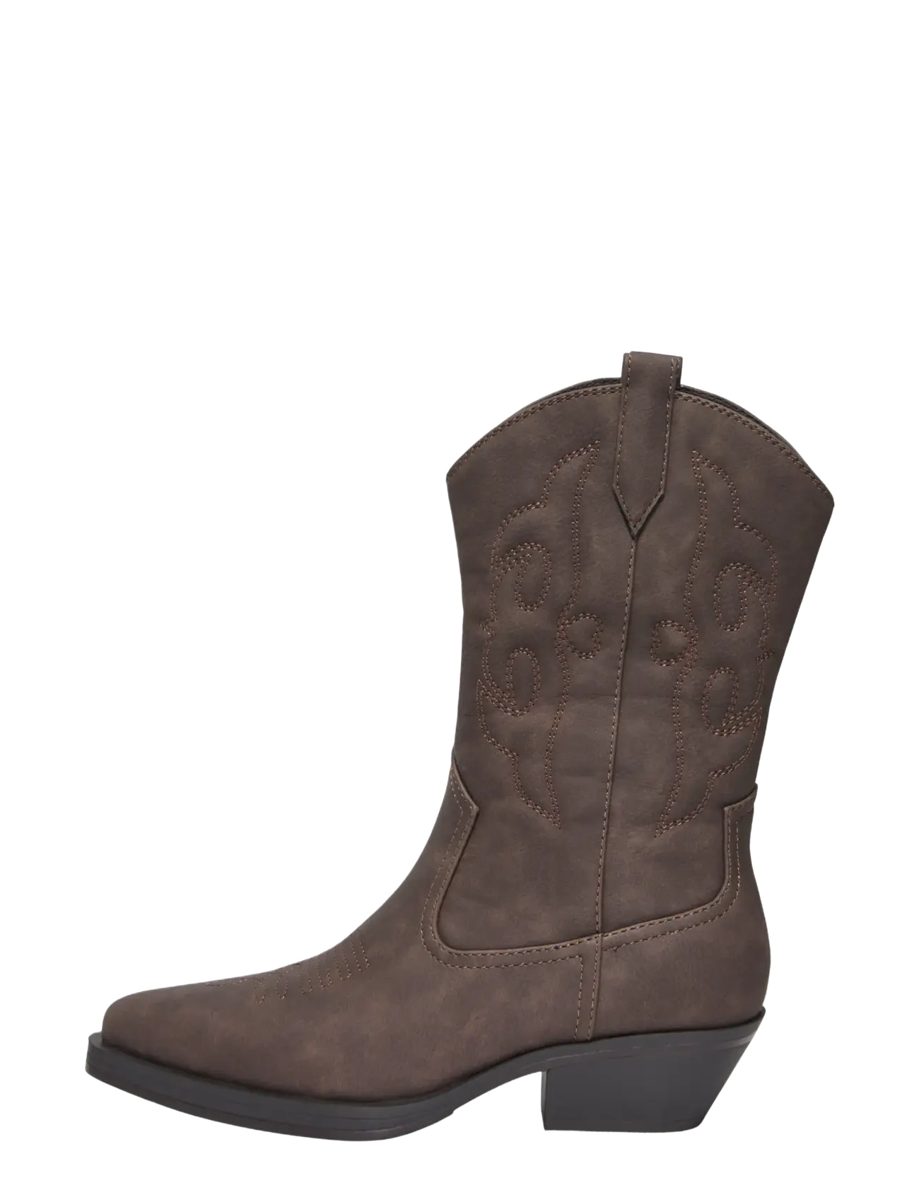 ONLY Onlbronco-3 Pu Mid Cowboy Boot, 37, Boots, Braun - Frauen