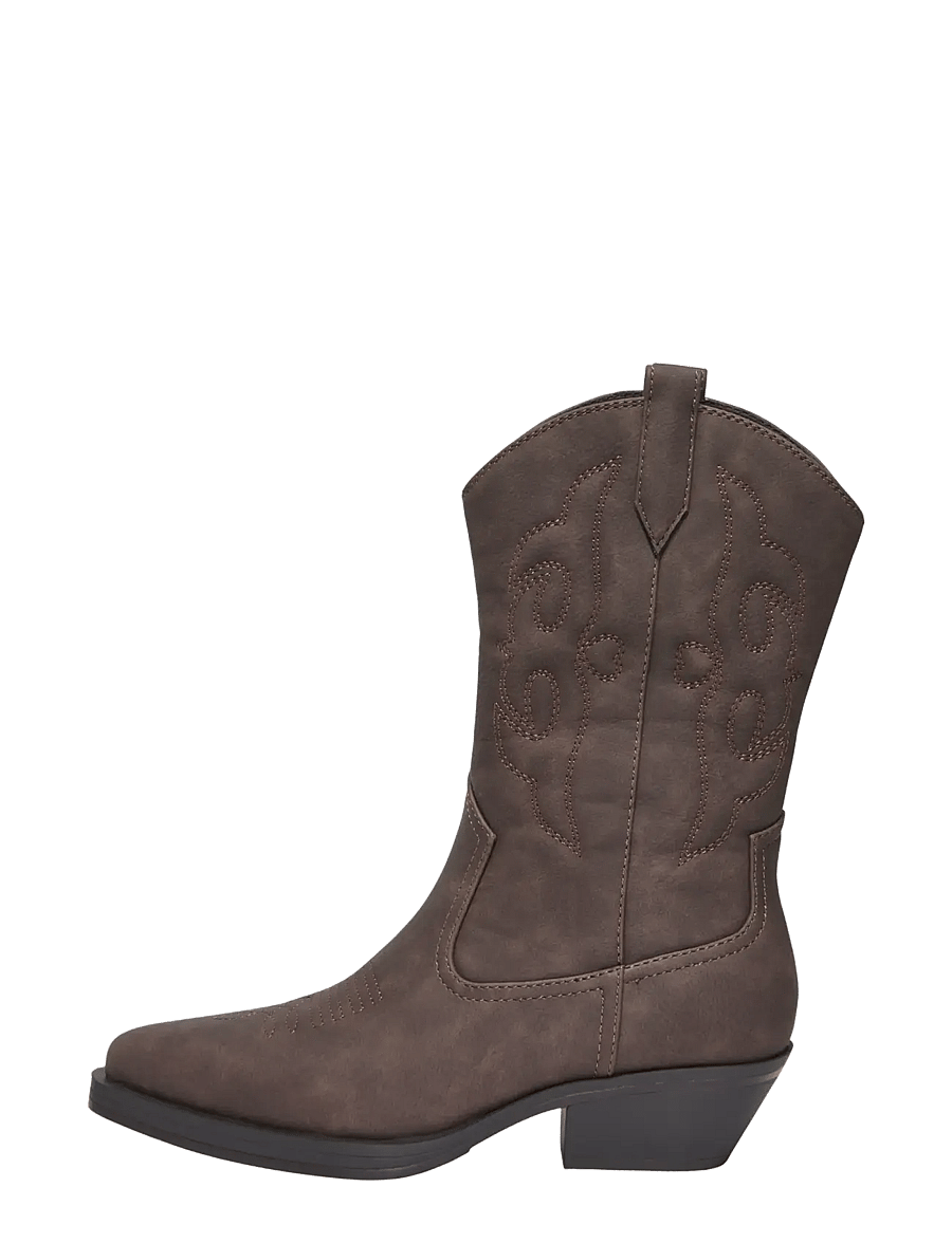ONLY - ONLBRONCO-3 PU MID COWBOY BOOT - chocolate torte - 0