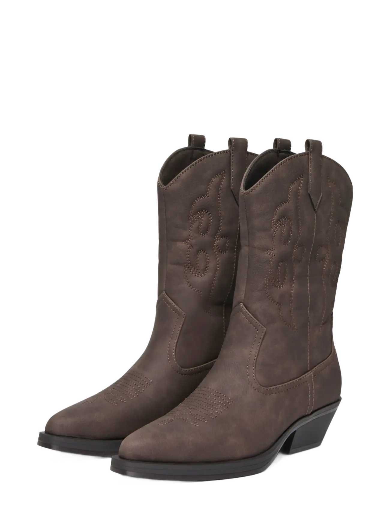 ONLY - ONLBRONCO-3 PU MID COWBOY BOOT - chocolate torte - 2