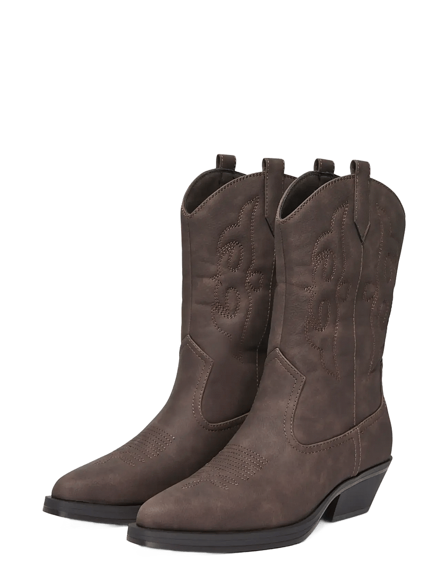 ONLY - ONLBRONCO-3 PU MID COWBOY BOOT - chocolate torte - 2