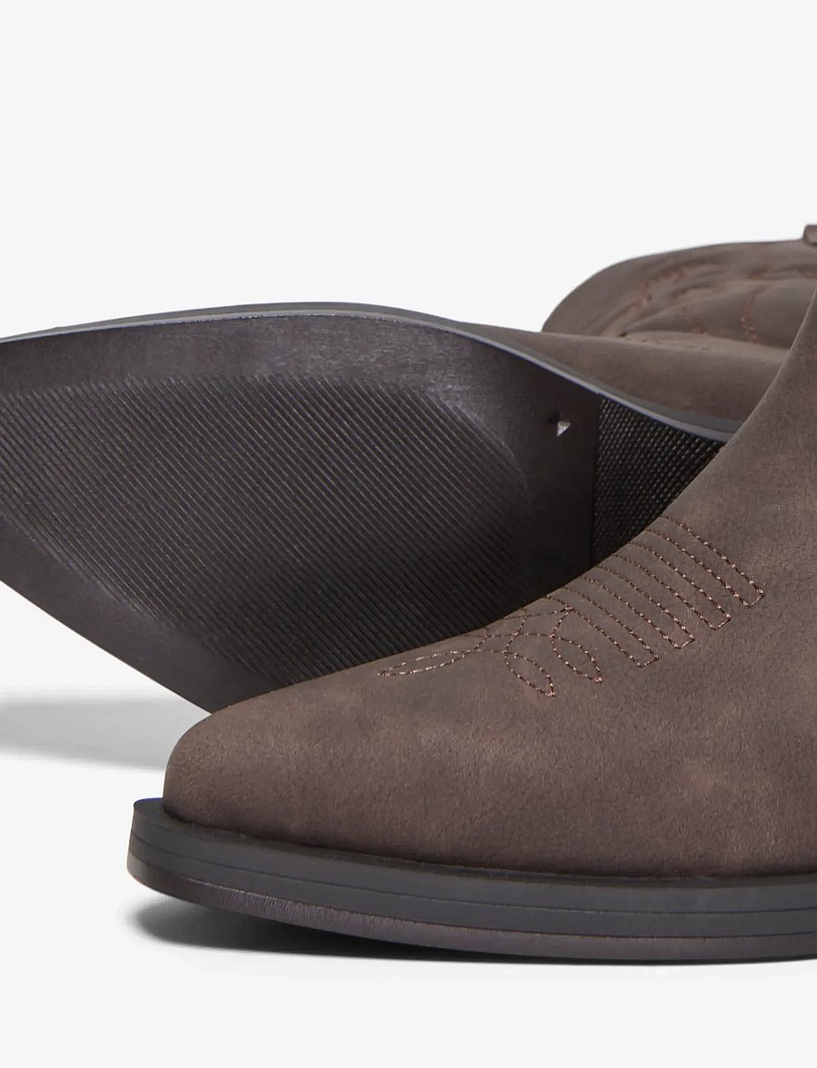 ONLY - ONLBRONCO-3 PU MID COWBOY BOOT - chocolate torte - 4