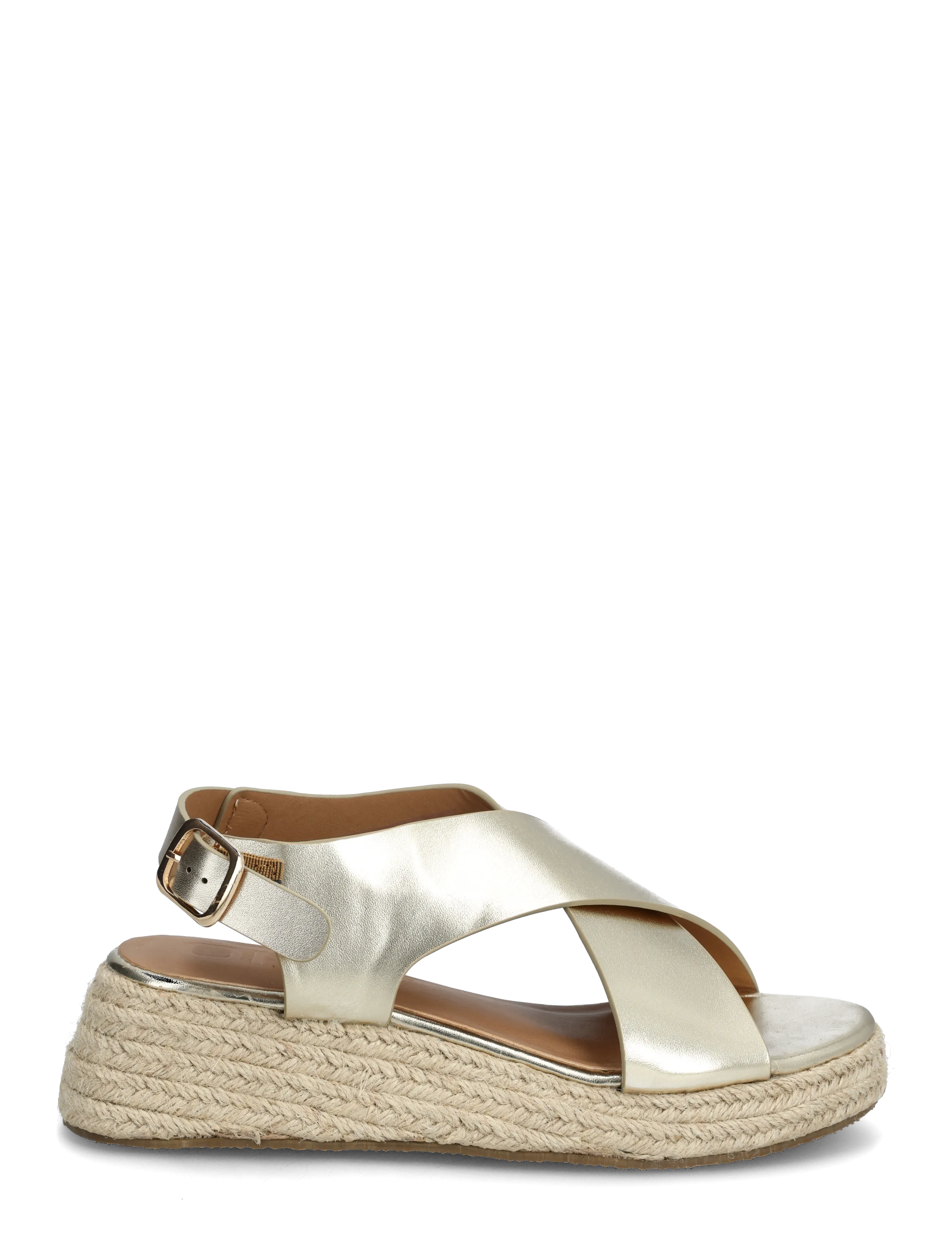ONLY - ONLMINERVA-2 PU FOIL CROSS STRAP - laagste prijzen - gold colour - 1