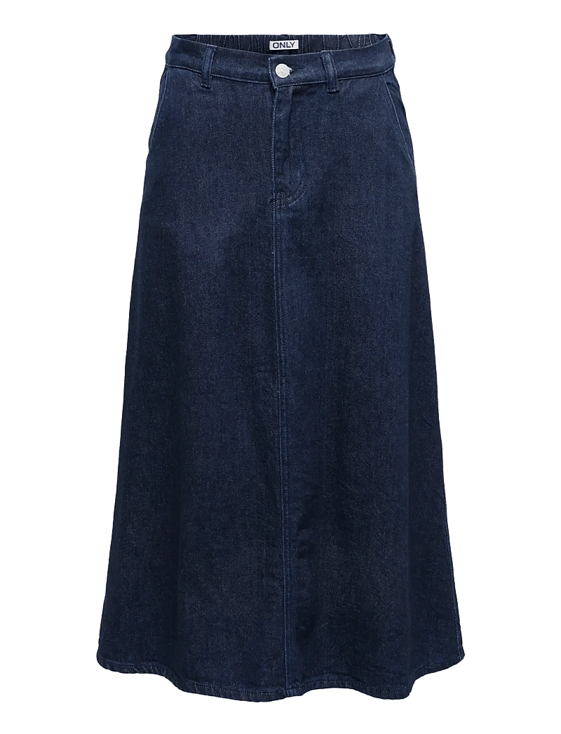 ONLY - ONLMINDY HW LOOSE DNM SKIRT NOOS - jeansröcke - dark blue denim - 1