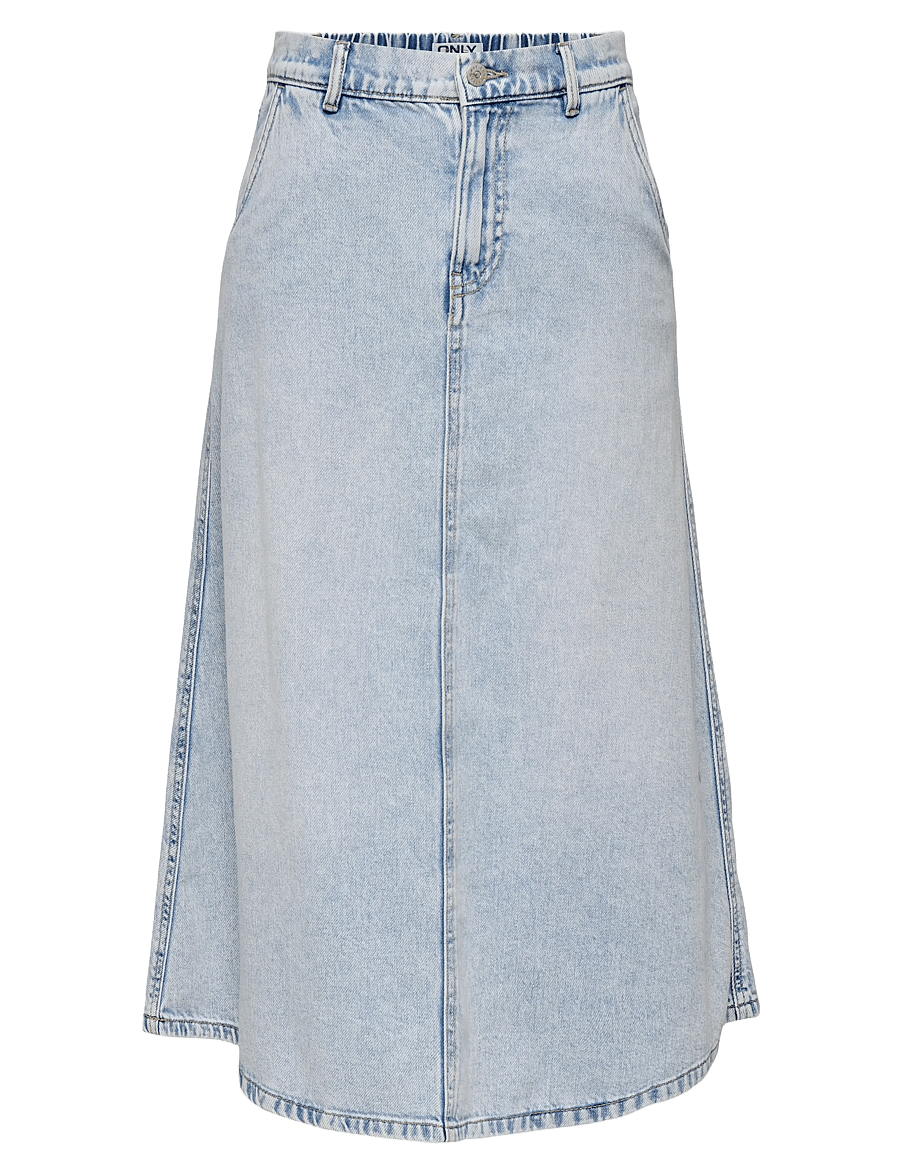 ONLY - ONLMINDY HW LOOSE DNM SKIRT NOOS - teksaseelikud - light blue denim - 1