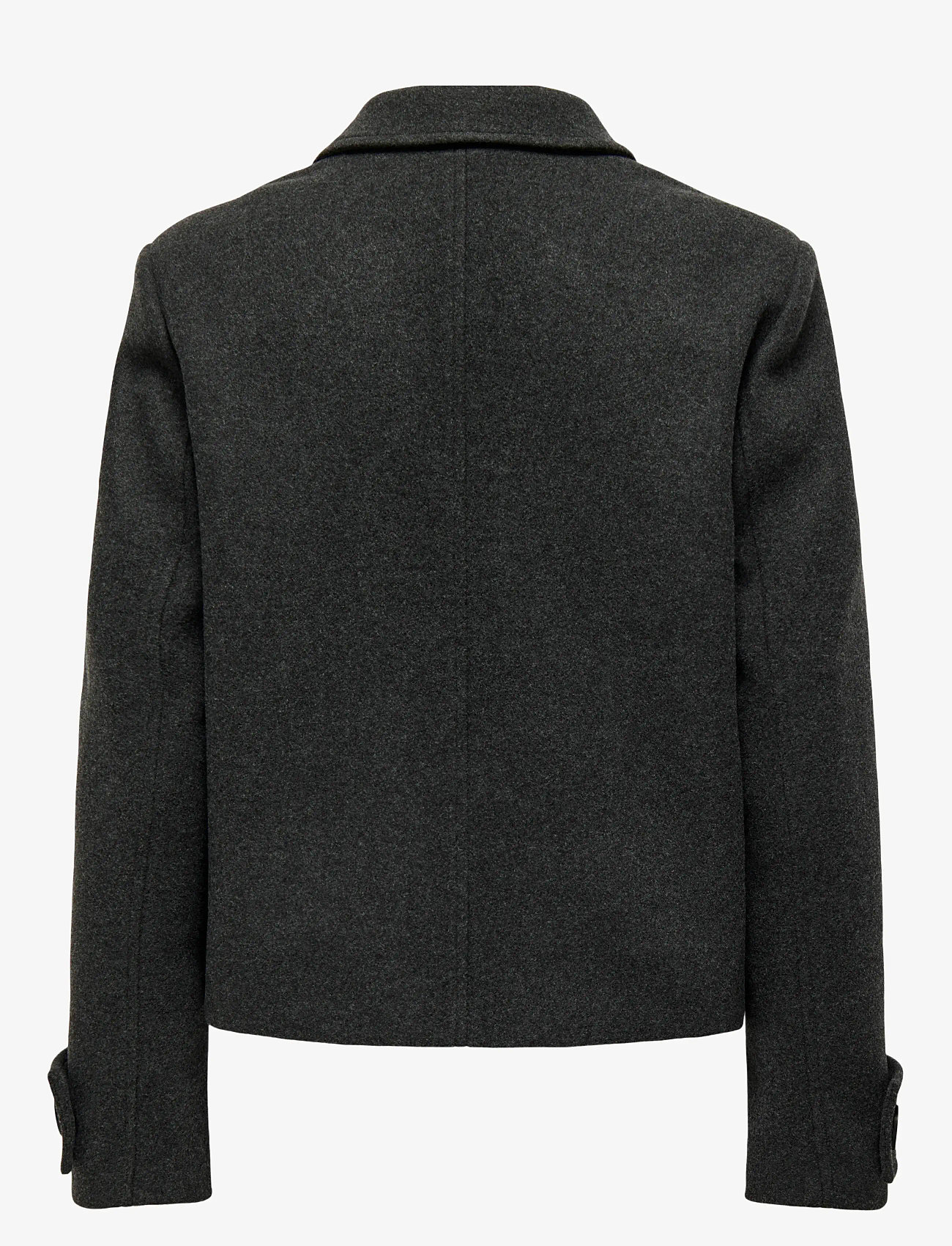 ONLY - ONLFREJA LIFE SHORT DB JACKET OTW NOOS - herbstjacken - dark grey melange - 1