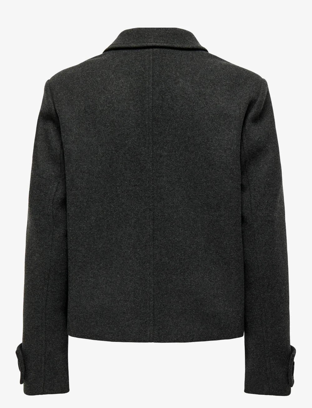 ONLY - ONLFREJA LIFE SHORT DB JACKET OTW NOOS - jakker - dark grey melange - 2