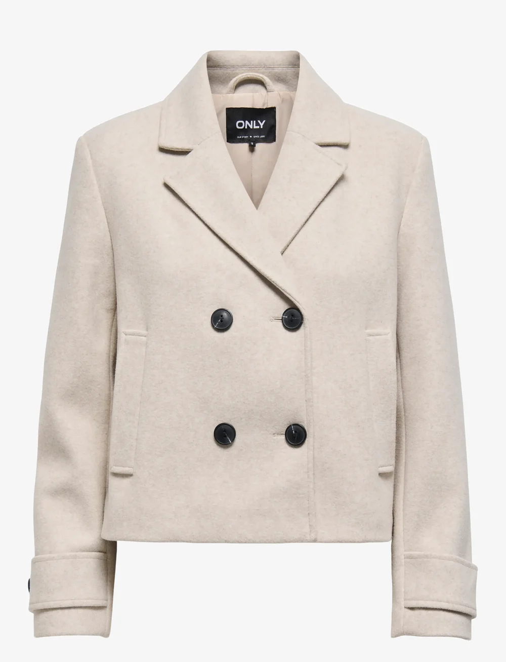 ONLY - ONLFREJA LIFE SHORT DB JACKET OTW NOOS - lyhyet takit - pumice stone - 1