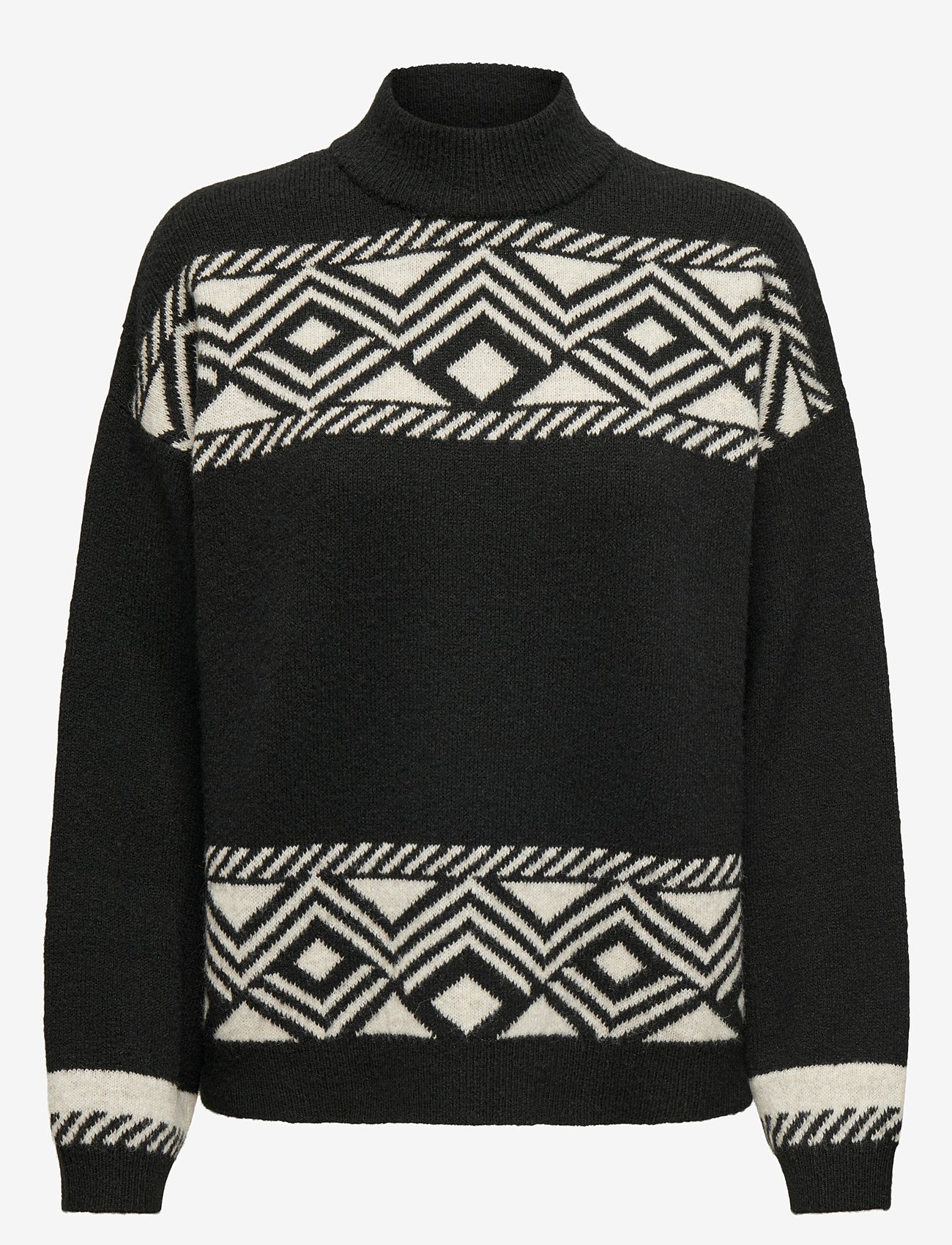 ONLY - ONLVICTORIA L/S PULLOVER KNT NOOS - pullover - black - 1