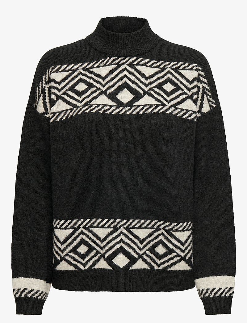 ONLY - ONLVICTORIA L/S PULLOVER KNT NOOS - pullover - black - 1