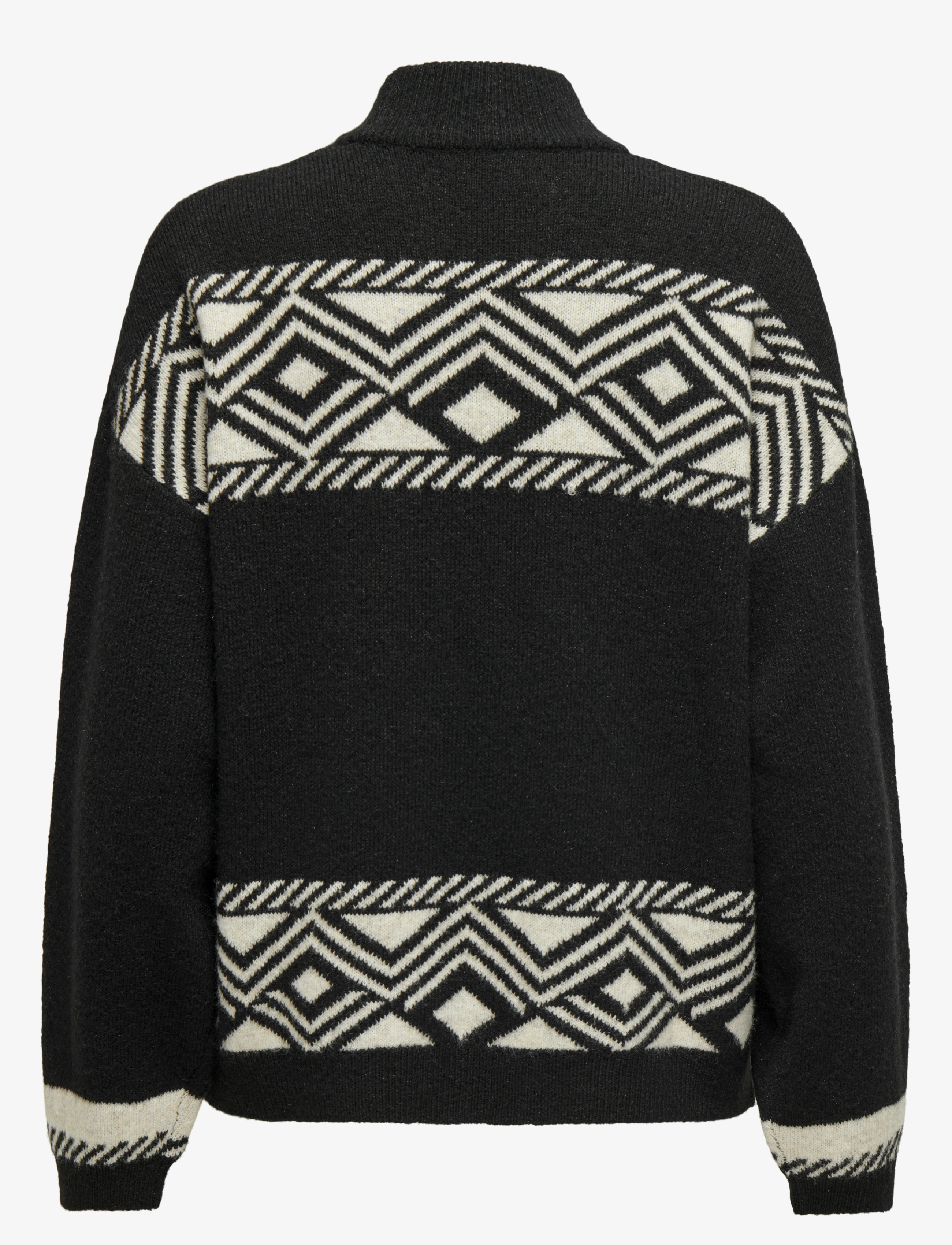 ONLY - ONLVICTORIA L/S PULLOVER KNT NOOS - trøjer - black - 2