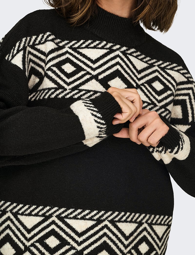 ONLY - ONLVICTORIA L/S PULLOVER KNT NOOS - pullover - black - 4