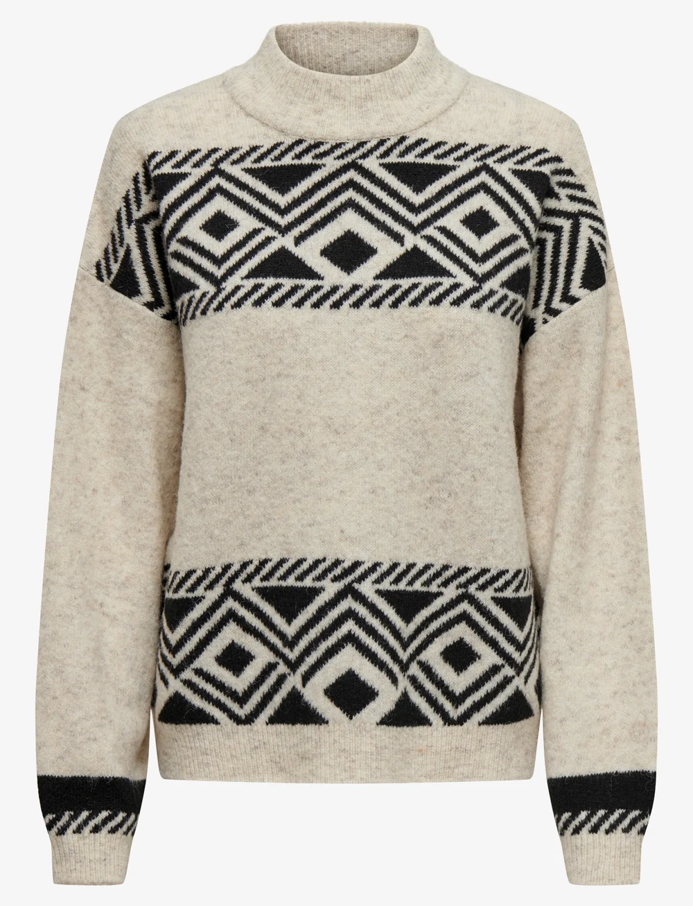 ONLY - ONLVICTORIA L/S PULLOVER KNT NOOS - kasdienis stilius - pumice stone - 1