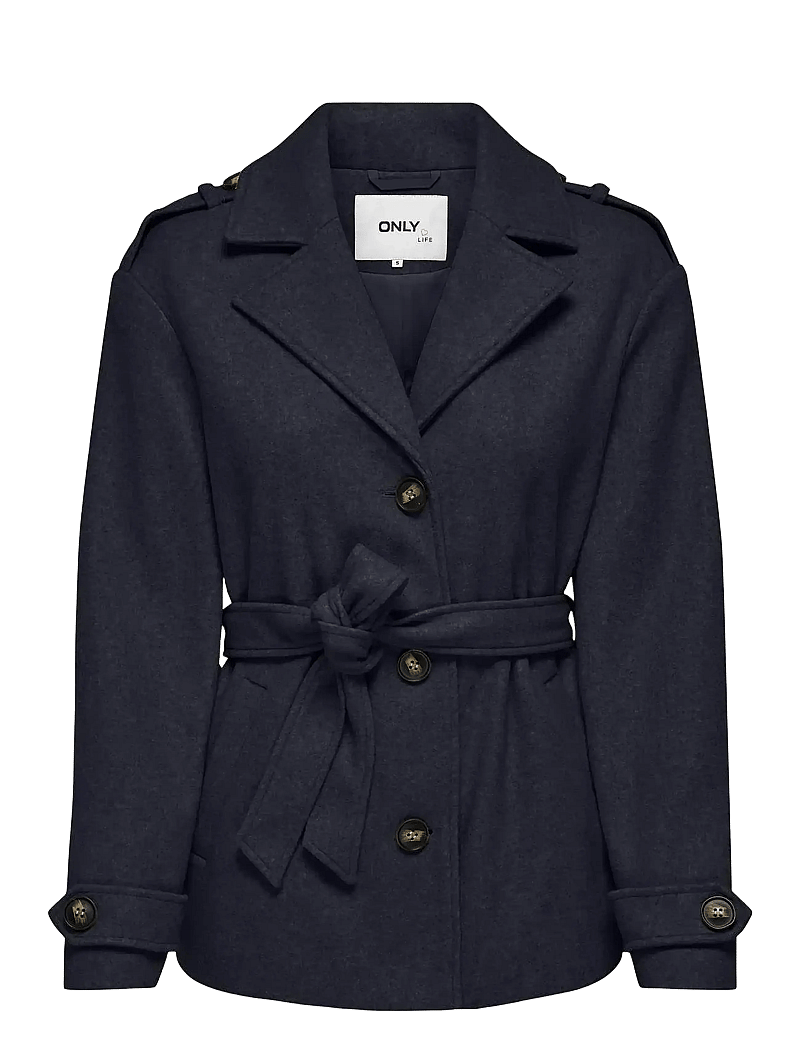 ONLY Onlnancy Life Short Trench Coat Cc Otw Buy Wool Jackets from ONLY online at Fast delivery and easy returns