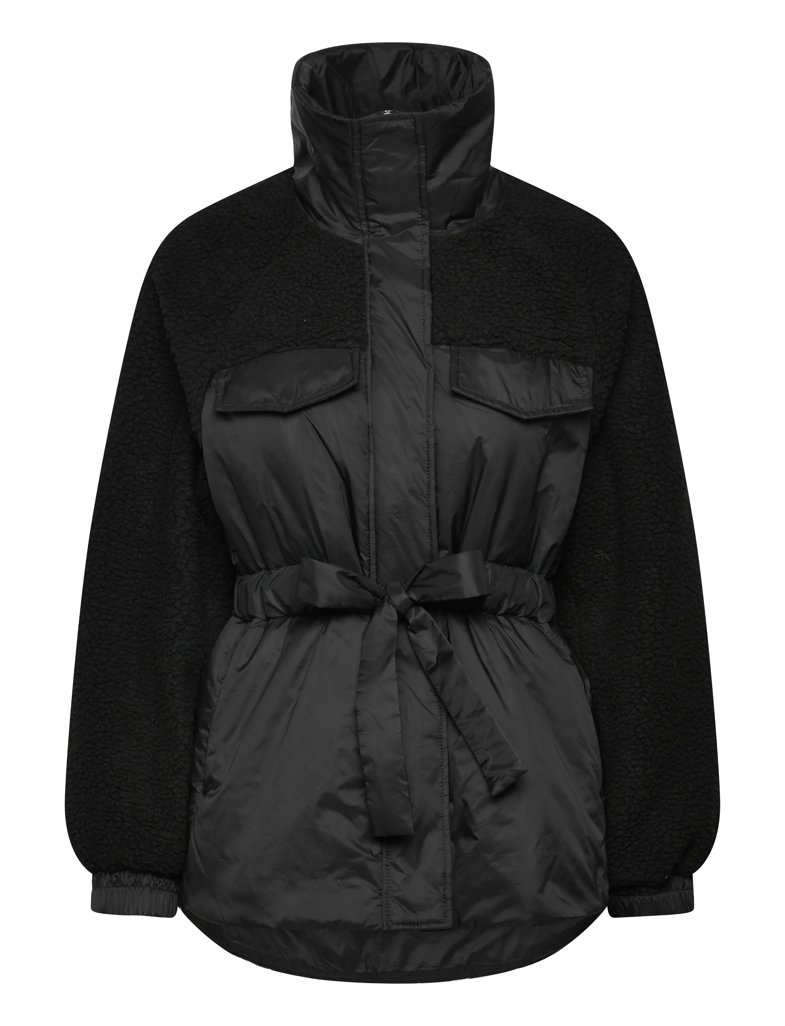 ONLY ONLERIKA MIX JACKET LIFE CC OTW - Jacken & Mäntel - BLACK / black