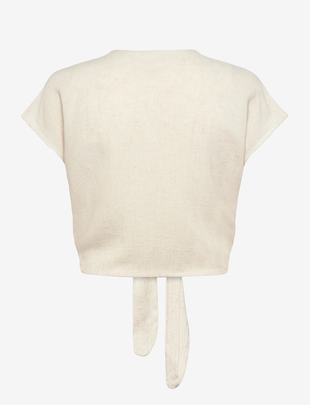 ONLY - ONLSIESTA SS KNOT LIN BL SHIRT PNT NOOS - stytterma skyrtur - moonbeam - 2