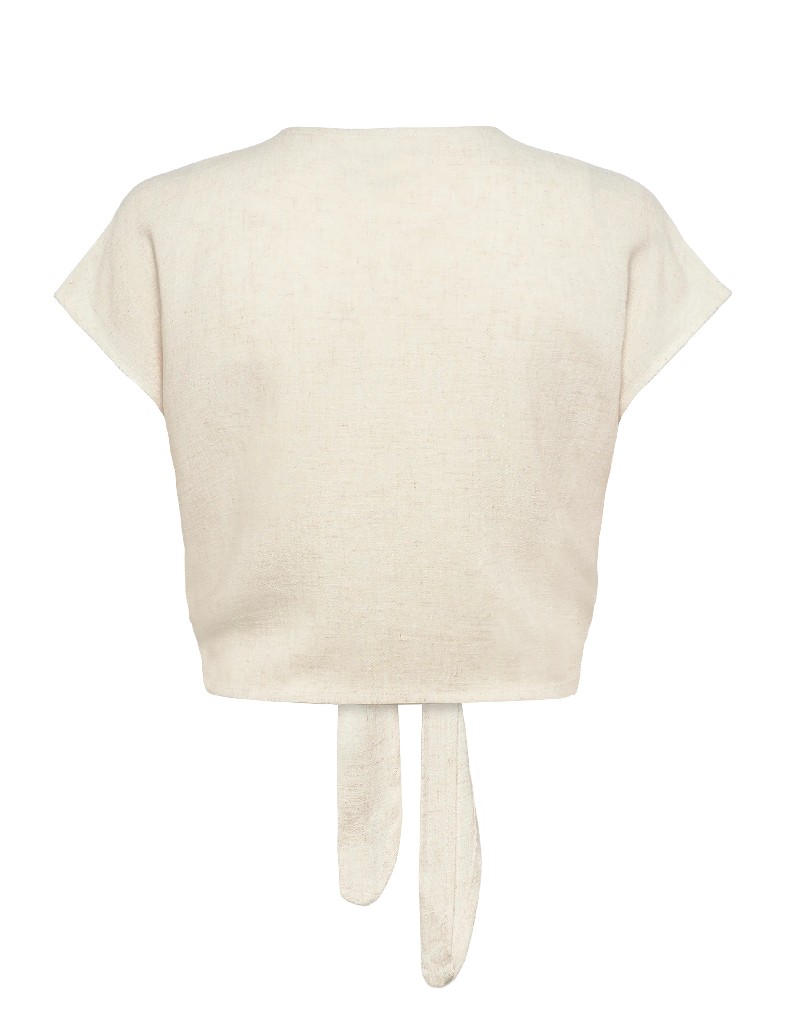 ONLY - ONLSIESTA SS KNOT LIN BL SHIRT PNT NOOS - kurzärmlige hemden - moonbeam - 2