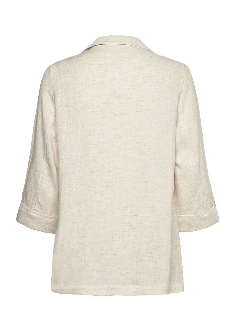 ONLY - ONLSIESTA 3/4 OPEN LIN BL BLAZE TLR NOOS - oversize blazer - moonbeam - 2