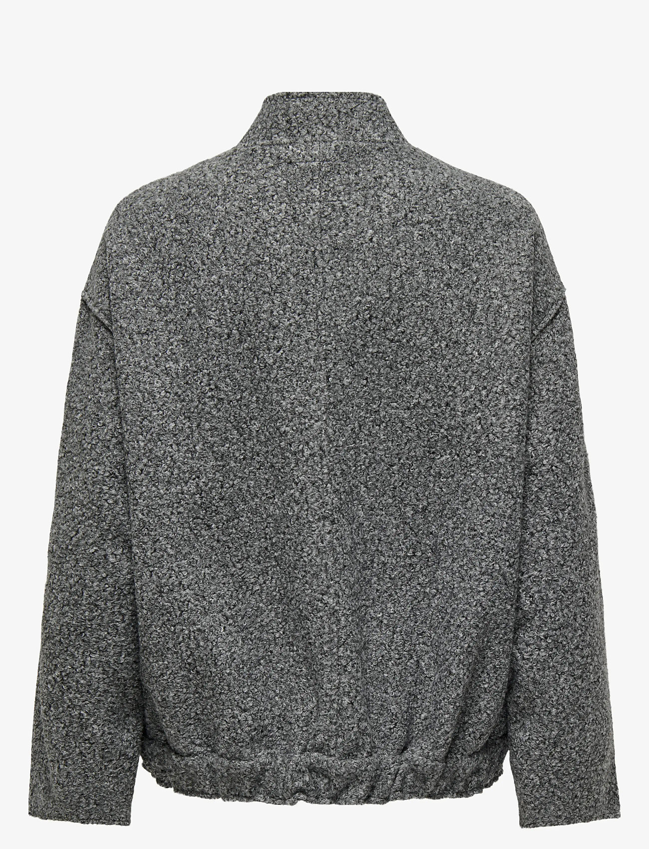ONLY - ONLGAIA BOUCLE BOMBER CC OTW - bomber jakid - dark grey melange - 2