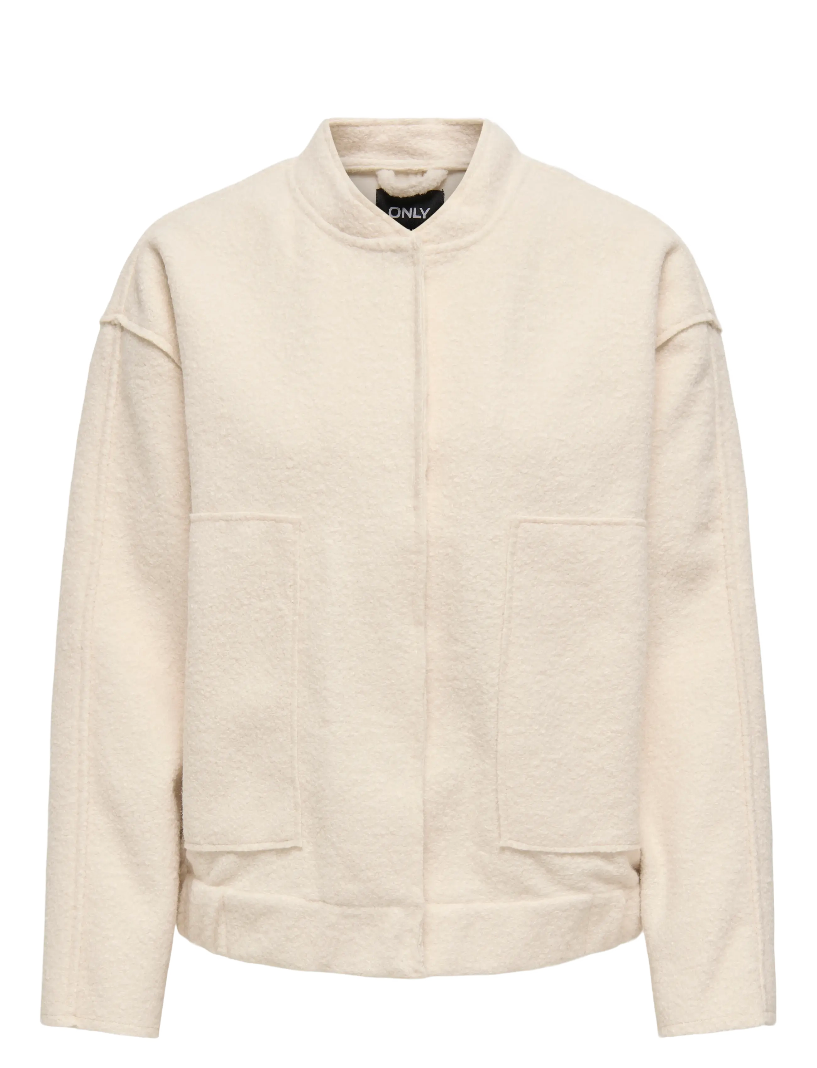 ONLY Onlgaia Boucle Bomber Cc Otw Weiß - L - Damen