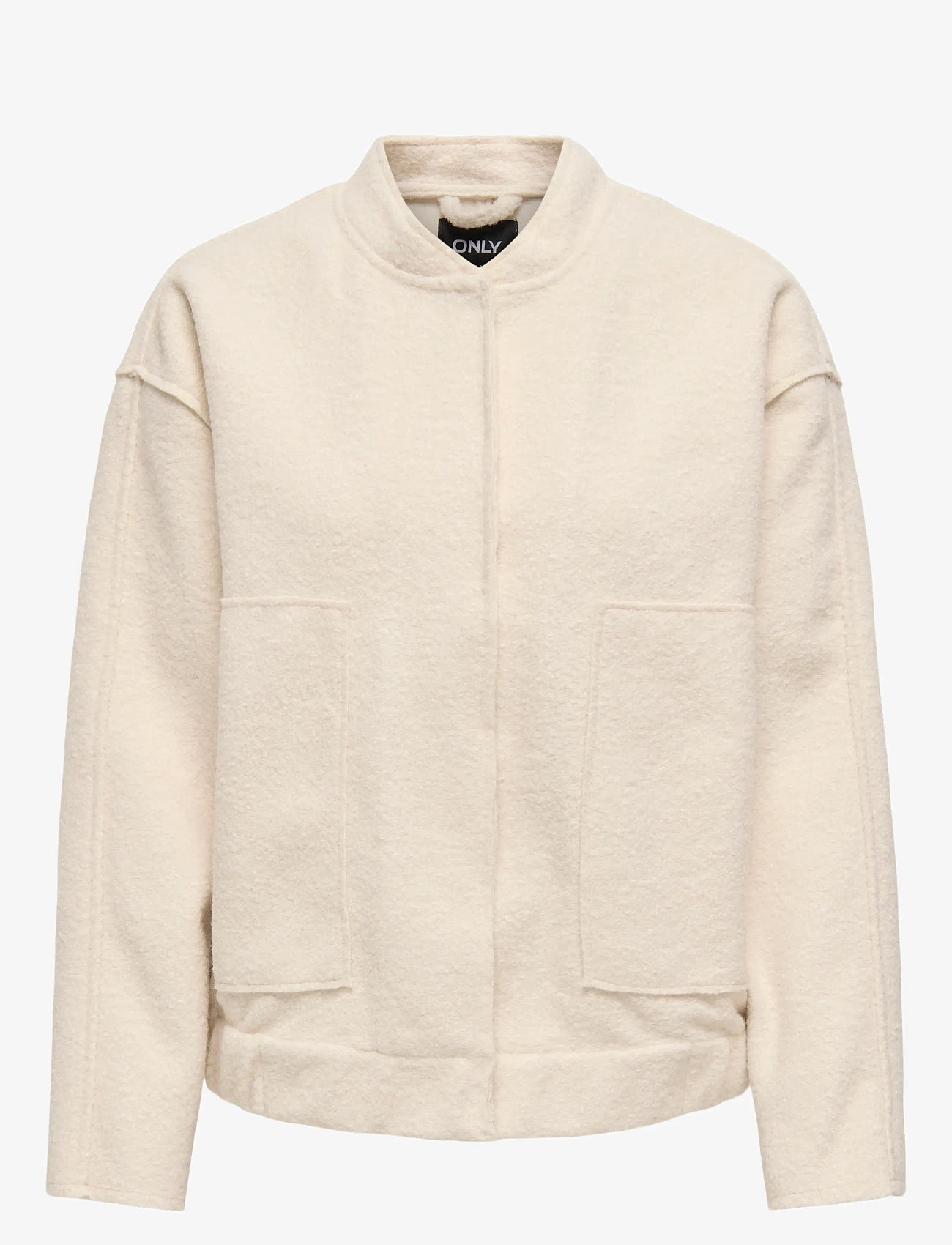 ONLY - ONLGAIA BOUCLE BOMBER CC OTW - bomberjackor - whisper white - 1