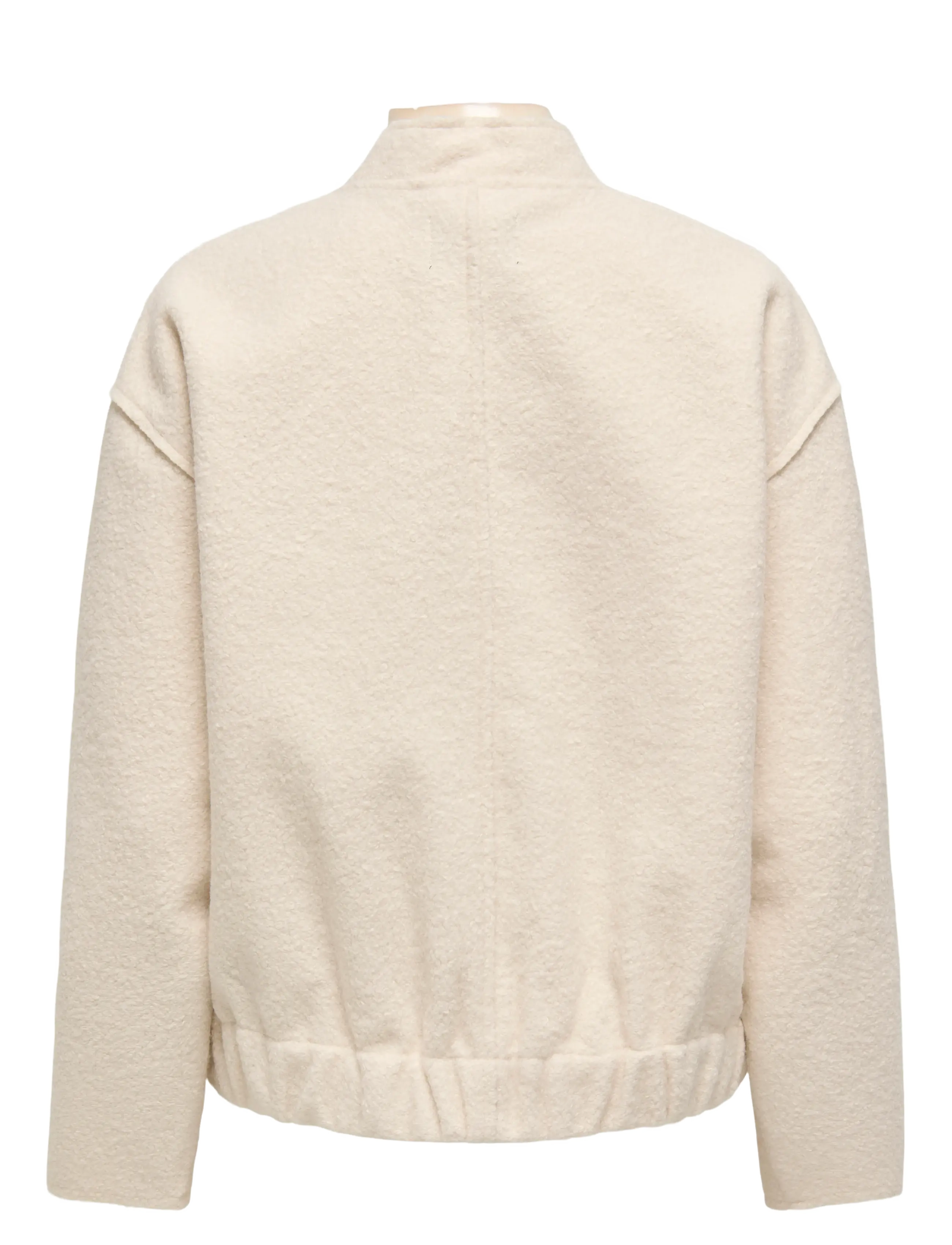 ONLY - ONLGAIA BOUCLE BOMBER CC OTW - overtøj - whisper white - 2