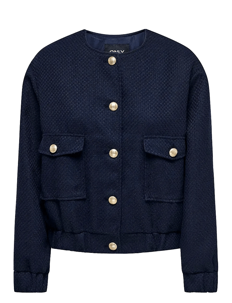 ONLY - ONLGIA BOUCLE JACKET OTW - efterårsjakker - night sky - 0