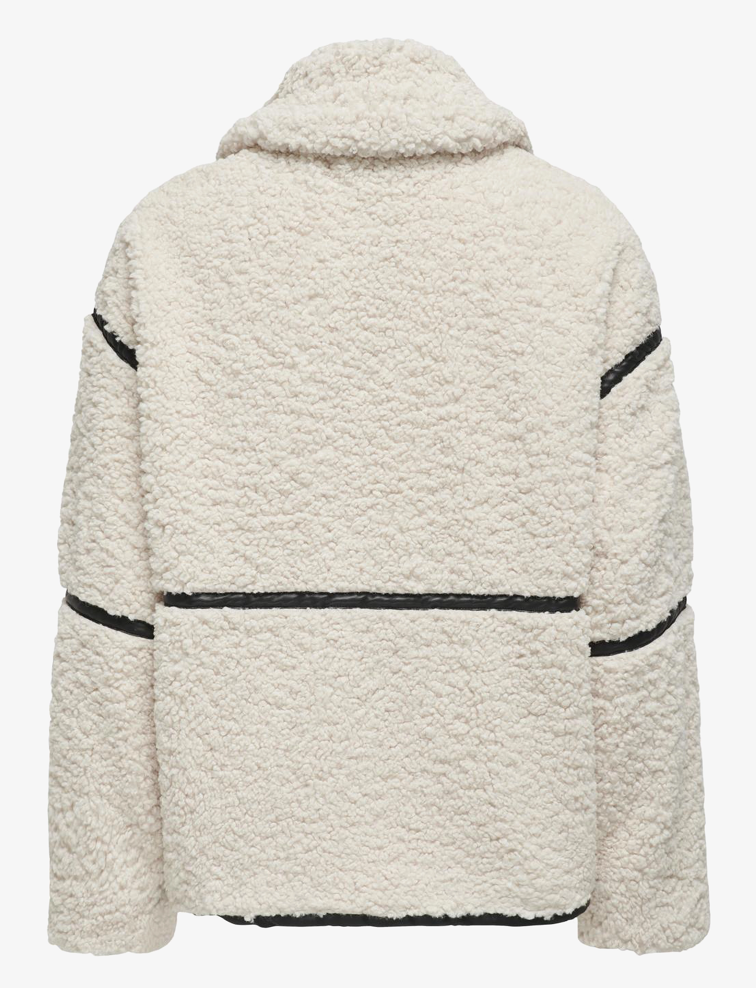 ONLY - ONLPARIS TEDDY JACKET OTW CC - Üleriided - white sand - 2