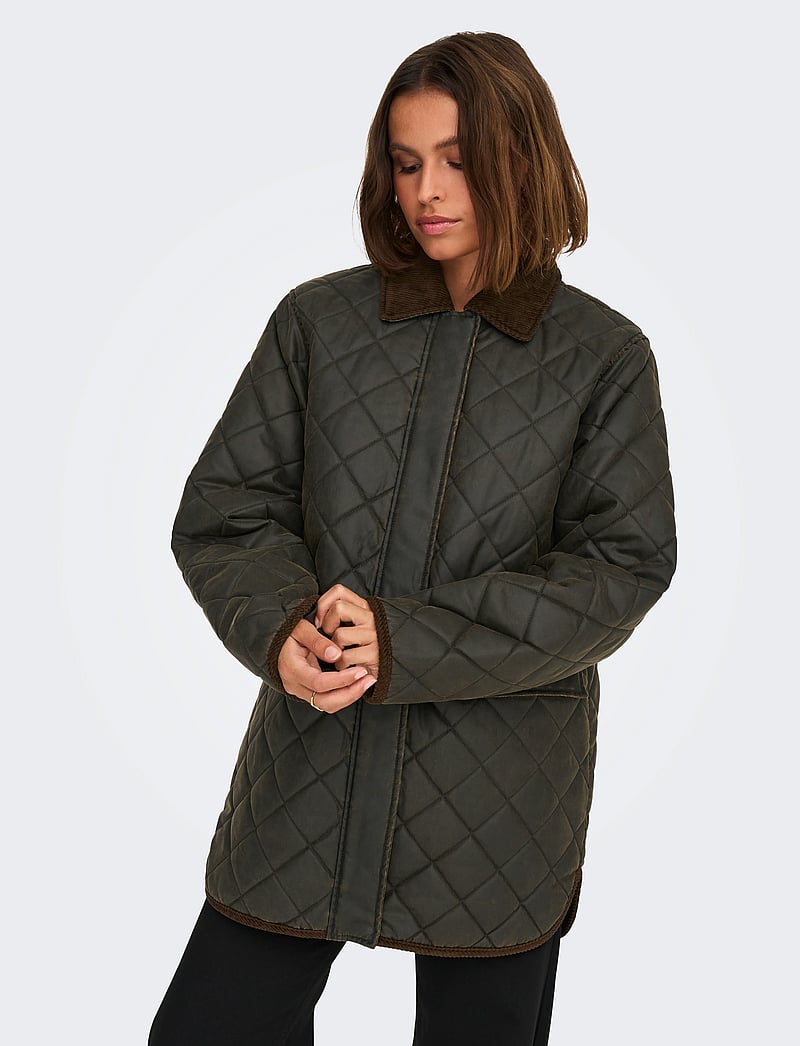 ONLY - ONLMOUNTAIN QUILTED JACKET CC OTW - quiltede jakker - peat - 5