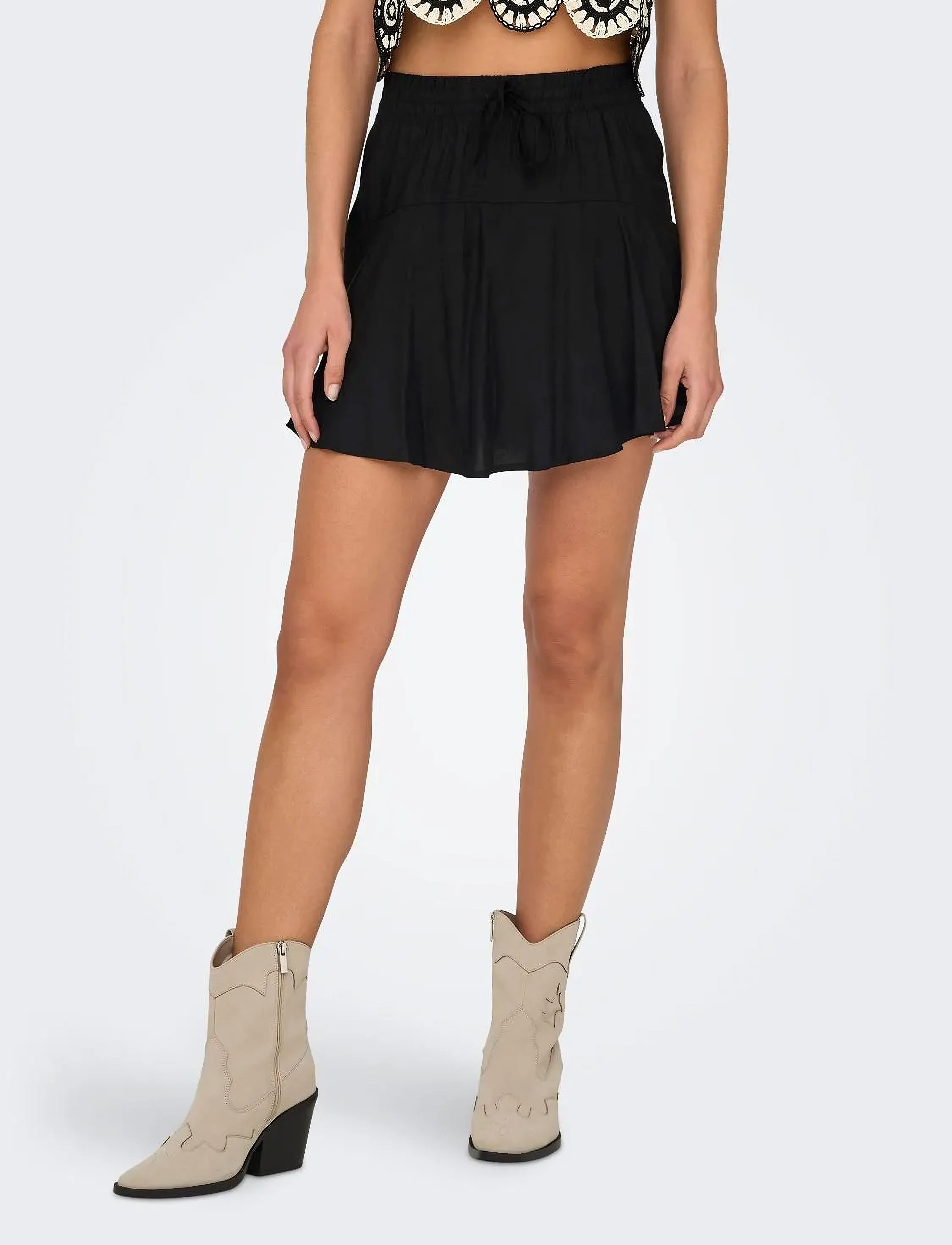 ONLY Onlnala Skort Wvn Noos, XS, Röcke, Schwarz - Short, Frauen