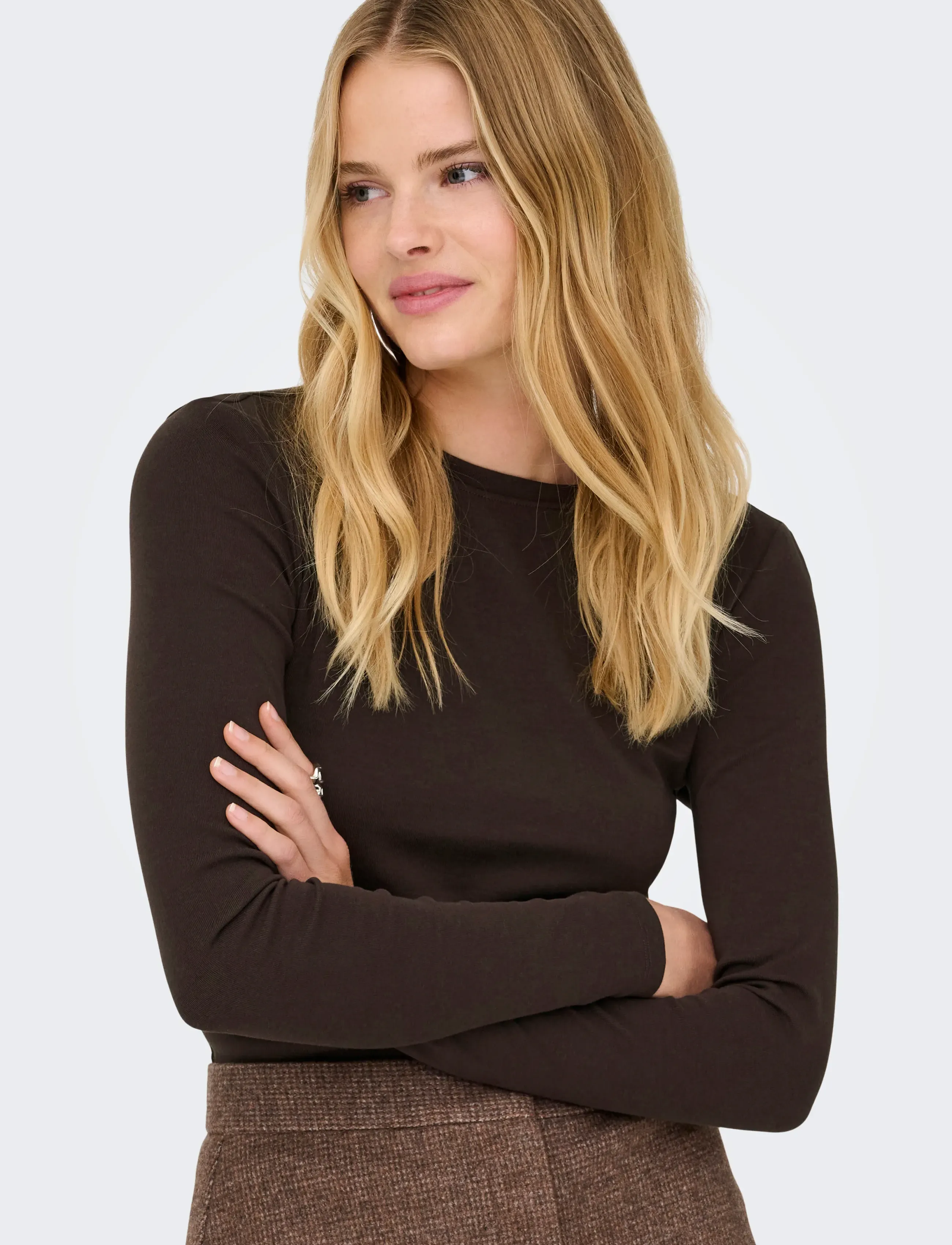 ONLY Onlriley O-Neck L/S Top Jrs Noos långärmade t-shirt dam – bild 6