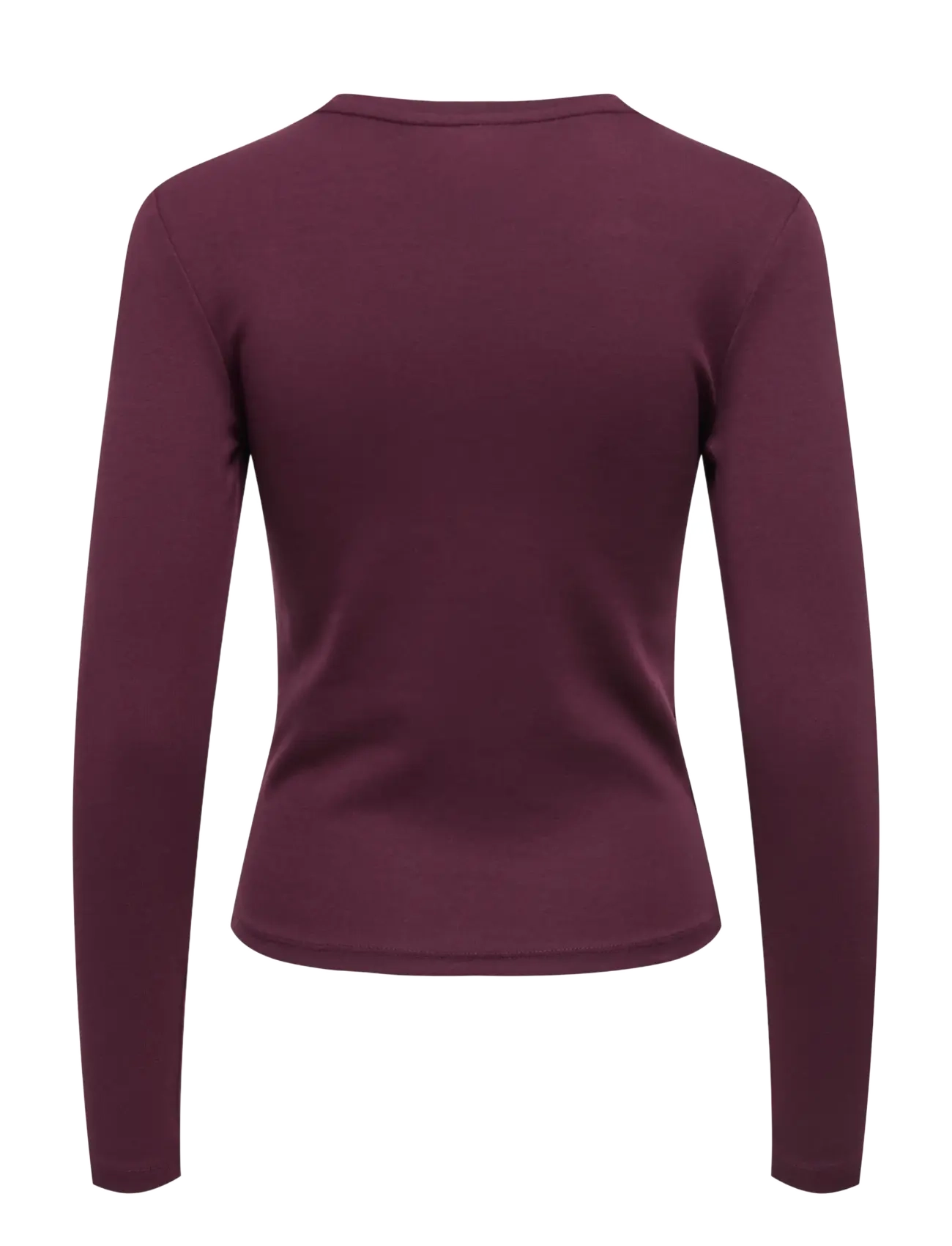 ONLY - ONLRILEY O-NECK L/S TOP JRS NOOS - langærmede toppe - winetasting - 2