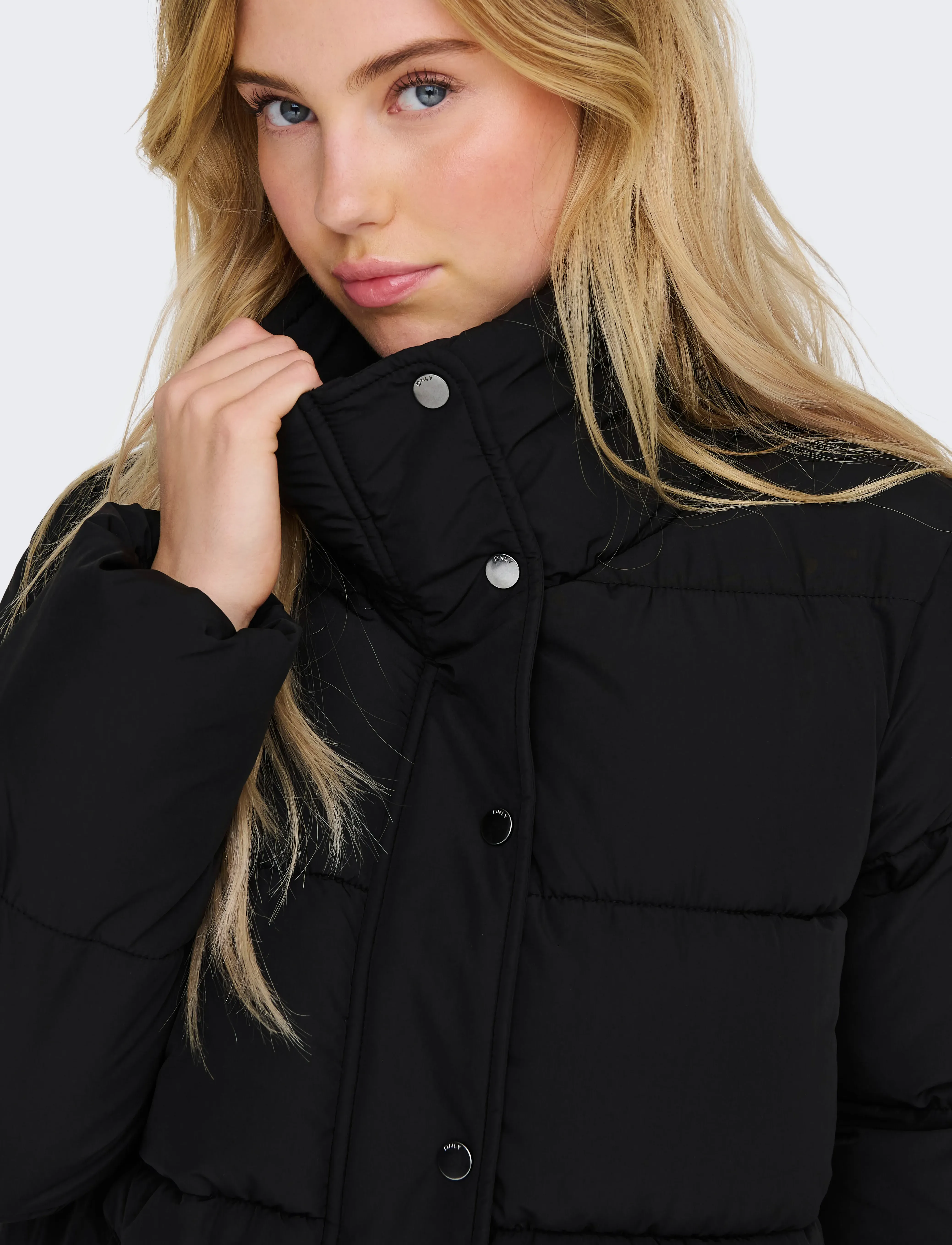 ONLY - ONLNEWCOOL PUFFER COAT CC OTW - dunjakker - black - 4
