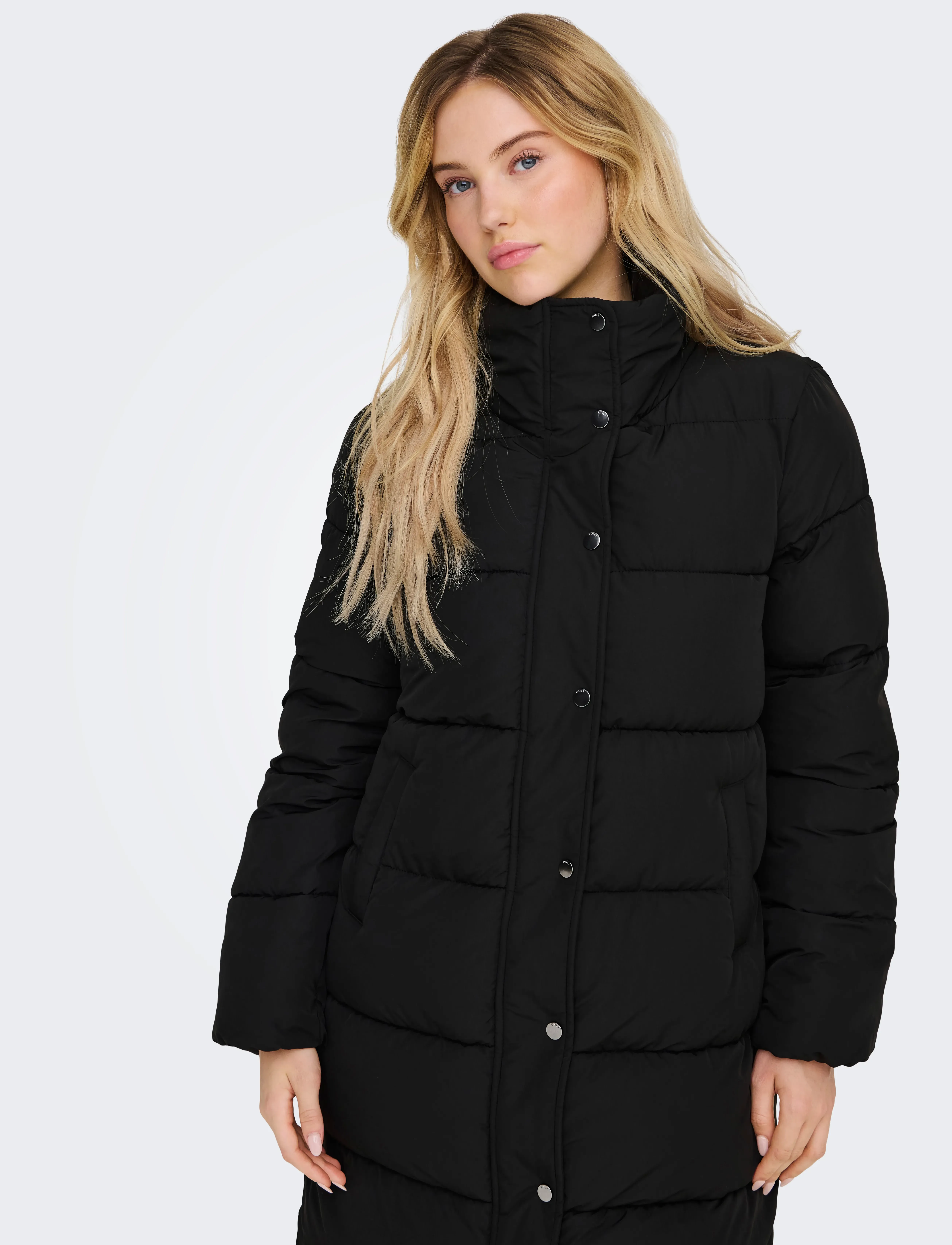 ONLY - ONLNEWCOOL PUFFER COAT CC OTW - dunjakker - black - 5