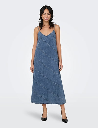 Onldia Sl Cut Dnm Dress Yok344 Noos - Denimkjoler