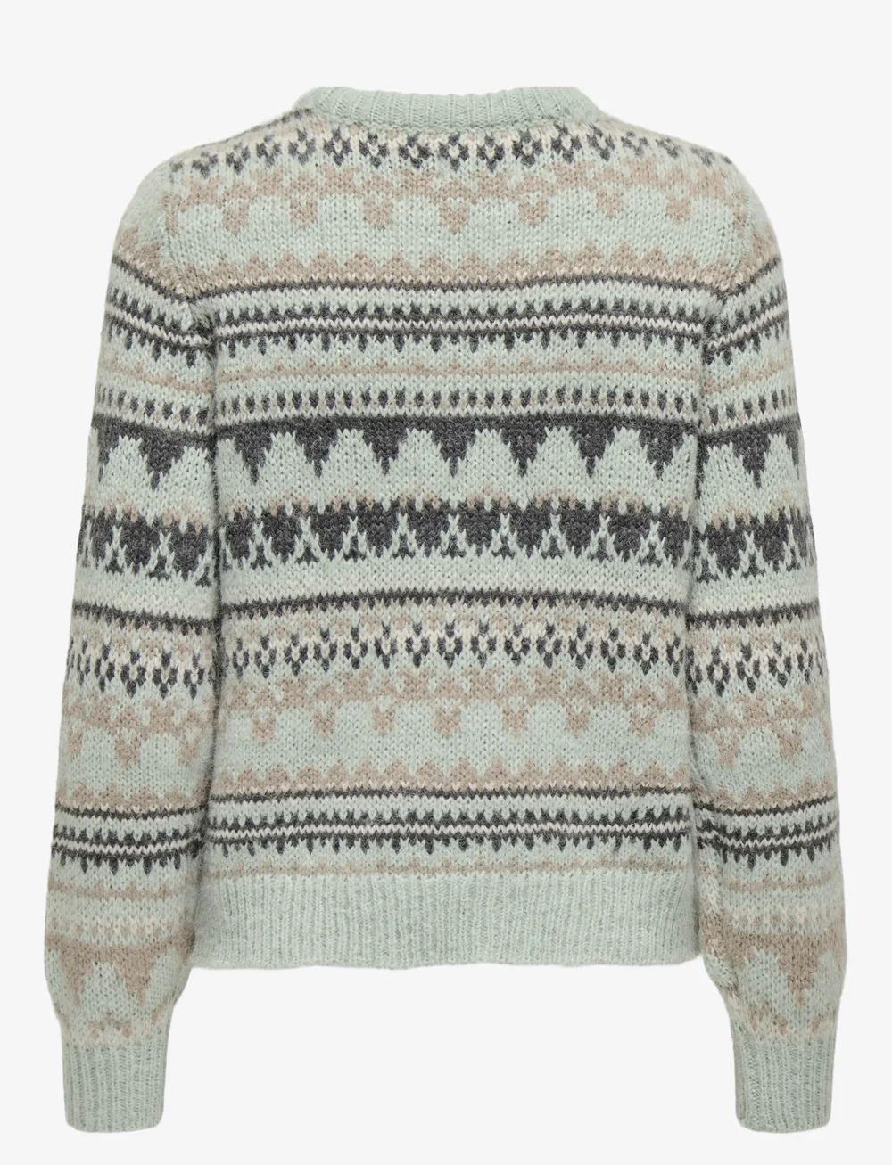 ONLY - ONLMONTANA L/S LIFE O-NECK CC KNT - peysur - aqua gray - 2